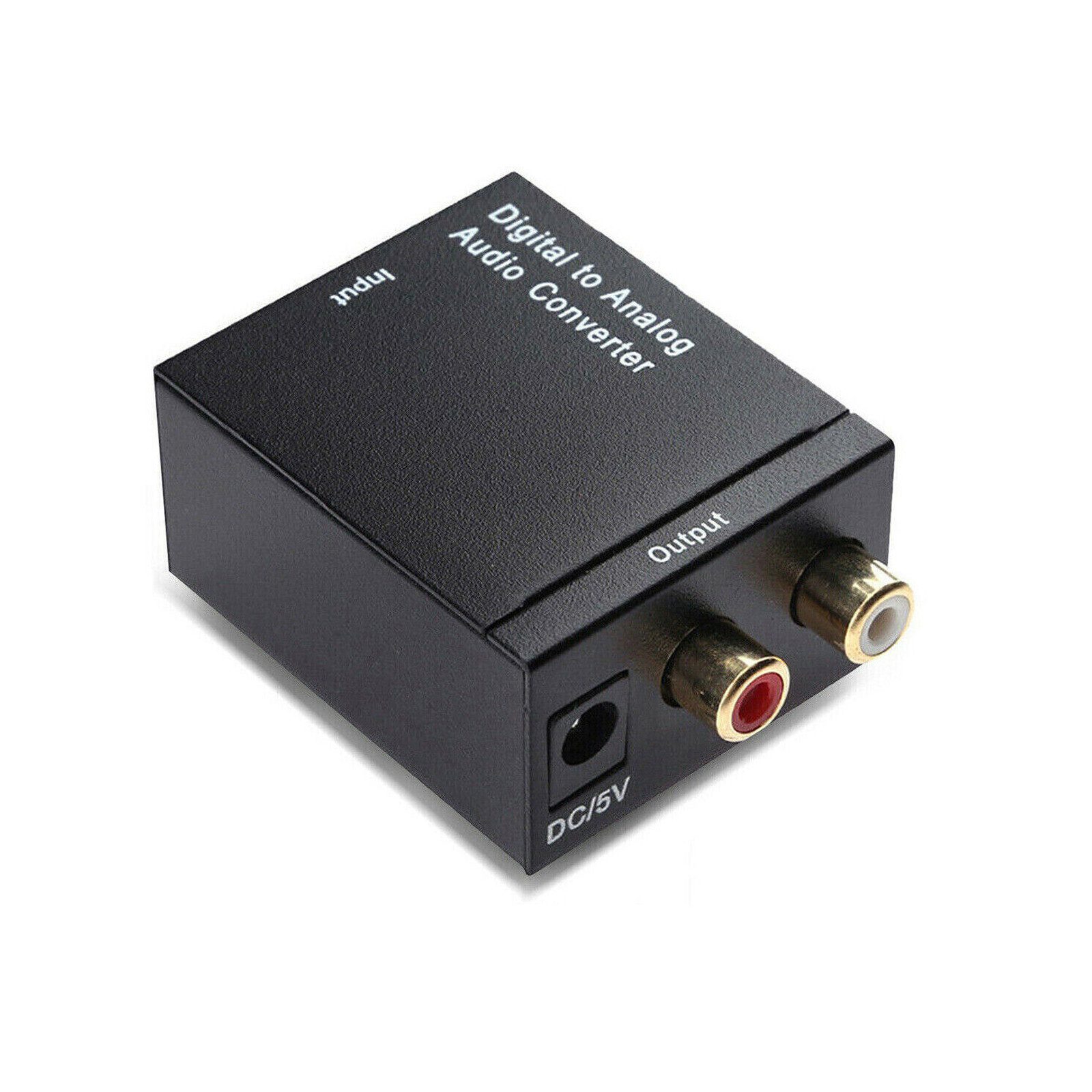 Bolwins D02C Digital-Analog Audio Konverter Toslink/Koax zu RCA Wandler Audio-Adapter Digital Koaxial (SPDIF, RCA), Digital Optisch (Toslink) zu 2x RCA (L/R) St – Bild 3 von 5