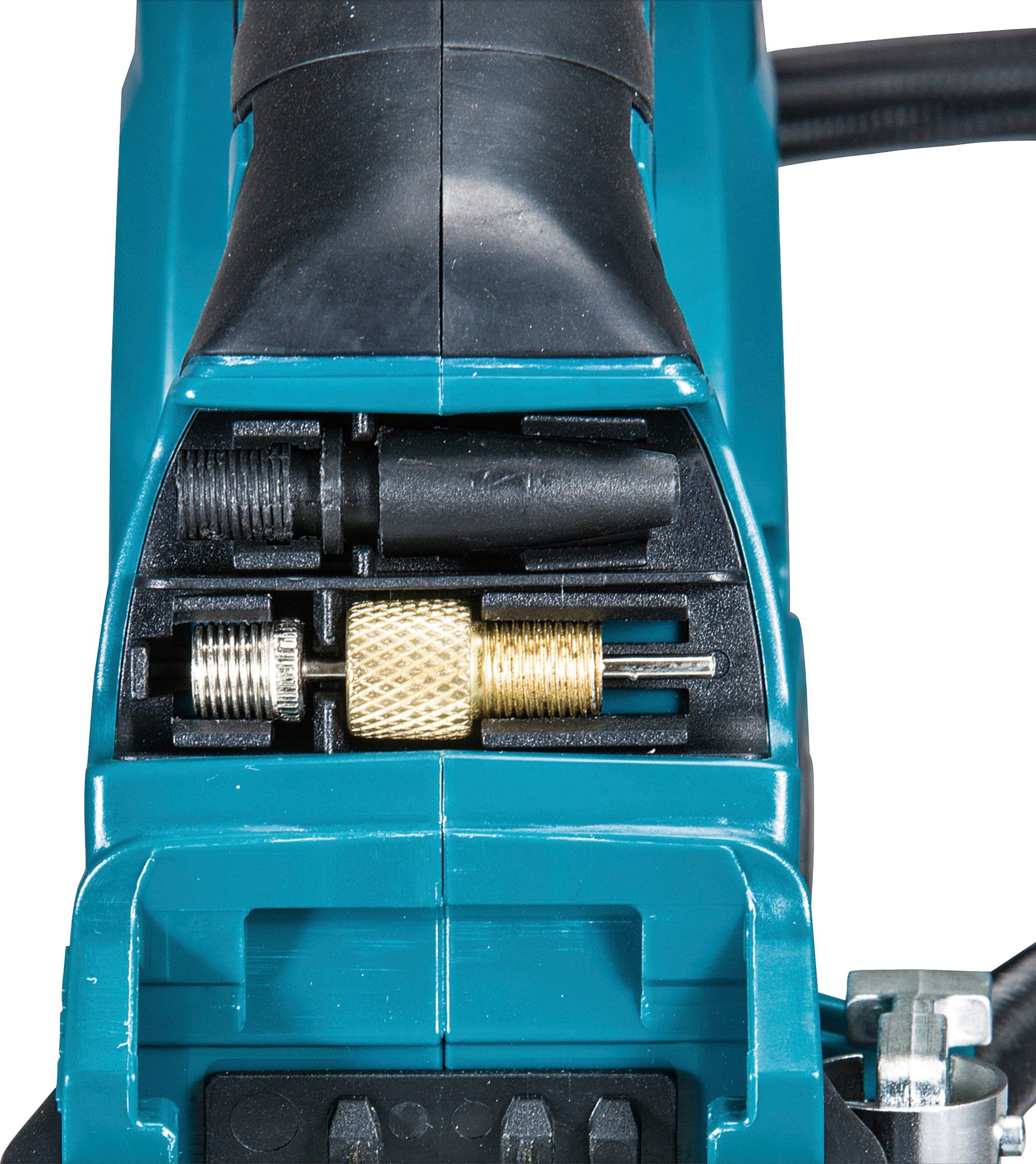 Makita Akku-Handkompressor 12V/14,4V MP100DZ, max. 8,3 bar, zum schnellen und einfachen Befüllen von Reifen, Bällen uvm.