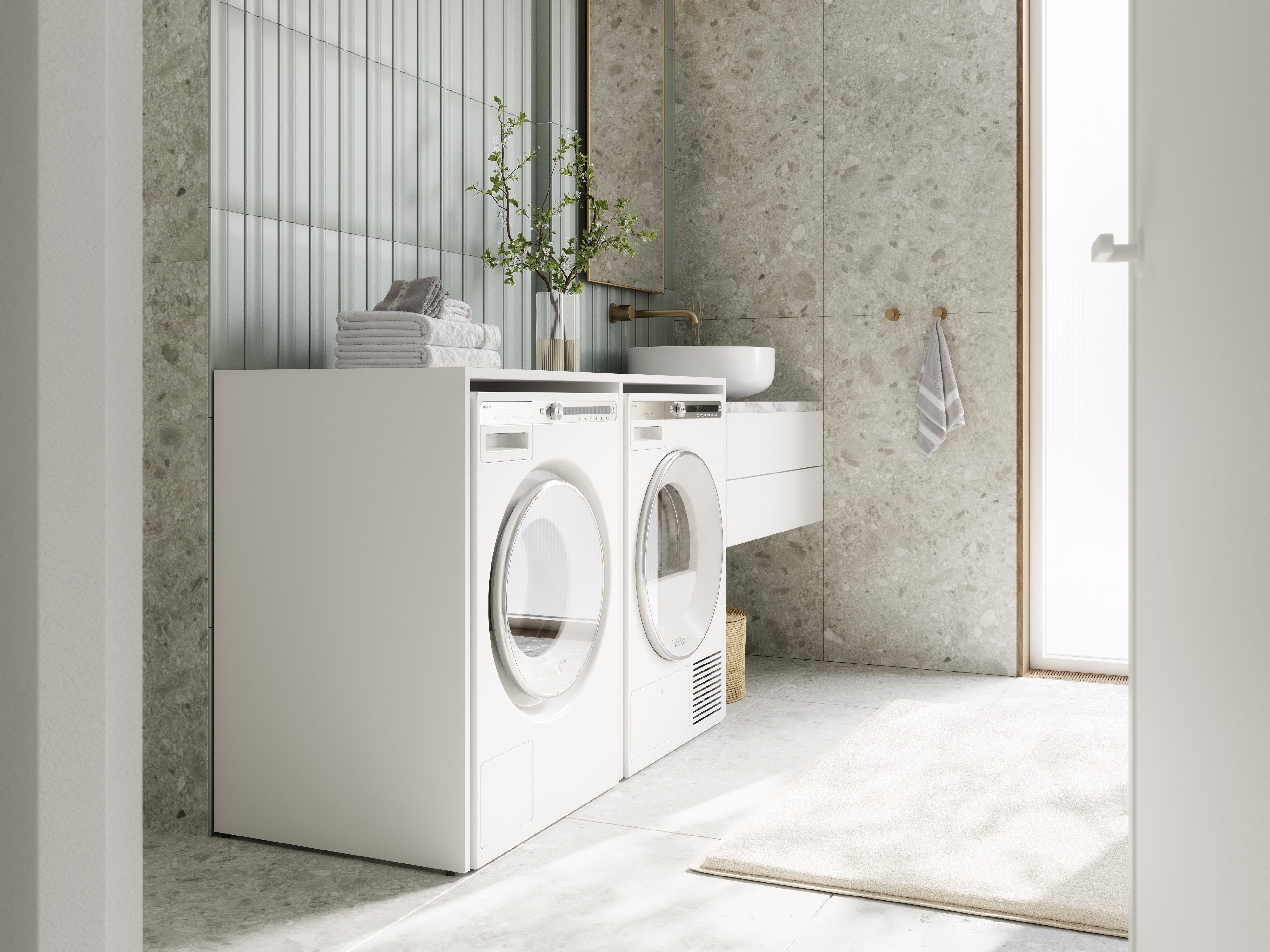 Platan Room Waschmaschinenumbauschrank DORA Waschmaschinenschrank 130 günstig online kaufen