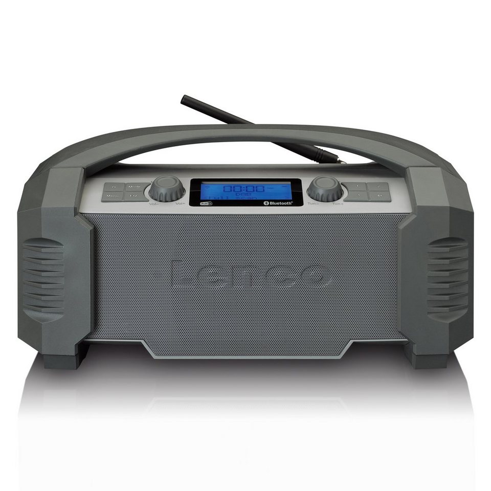 Lenco ODR-150GY CD-Radiorecorder (DAB+,FM), Leistung: 15 Watt (RMS)