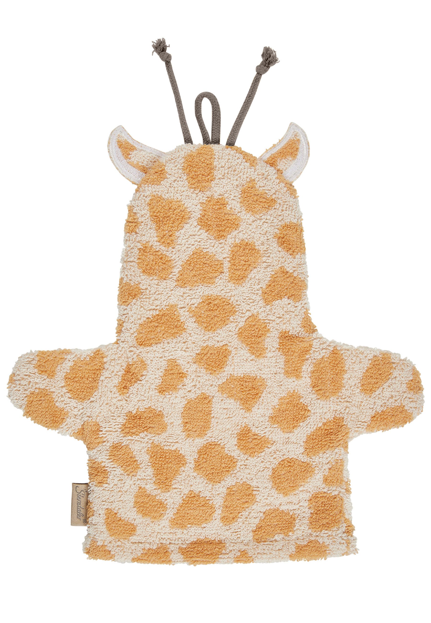 Sterntaler® Waschhandschuh Waschhandschuh GIRAFFE Kaya, Frottee (1-St)