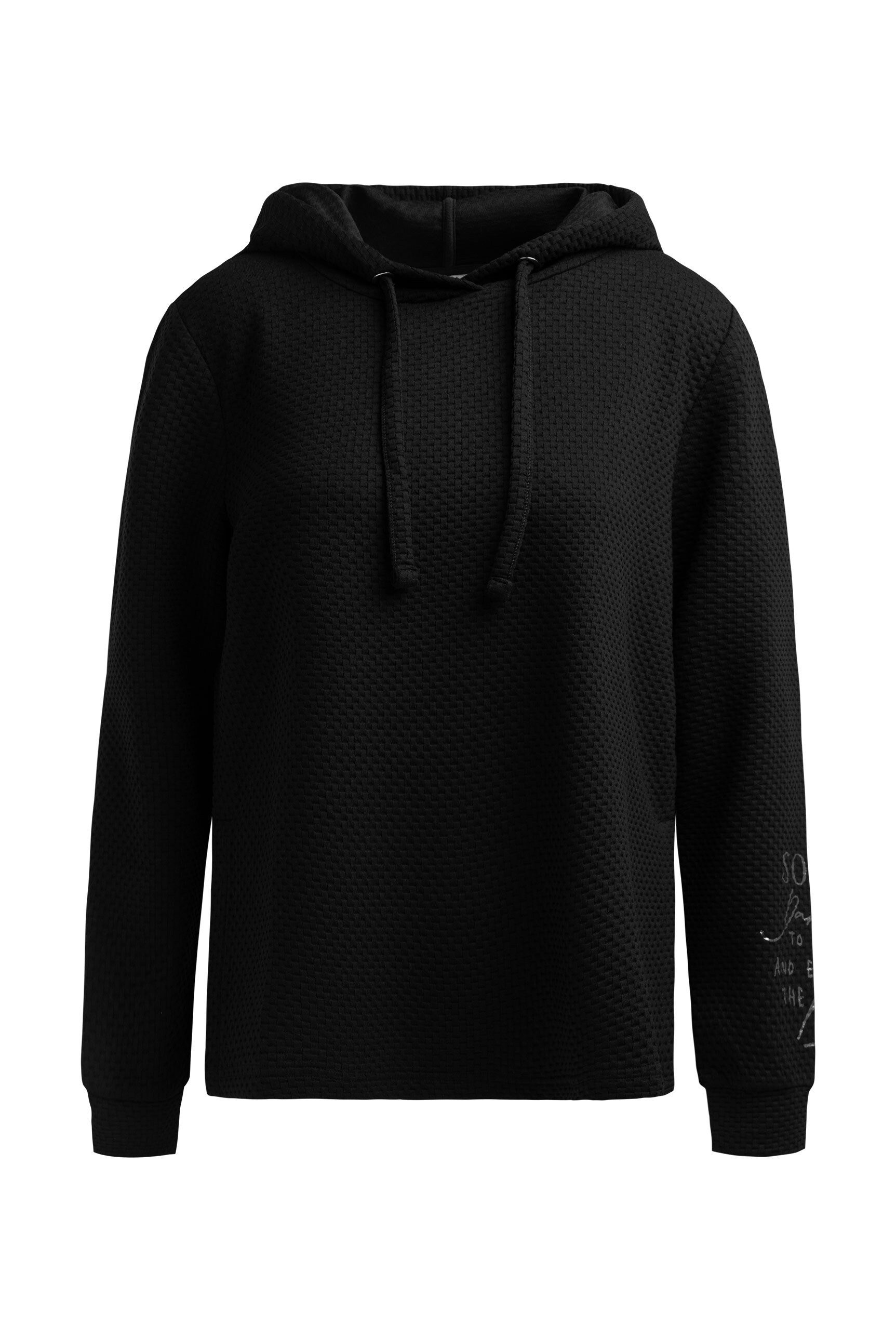 SOCCX Kapuzensweatshirt mit Seitenschlitze