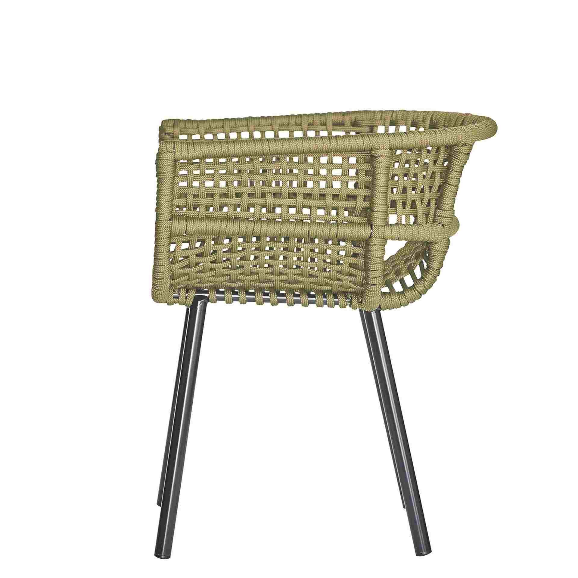 jankurtz Stuhl Suka aus Aluminium, Olive