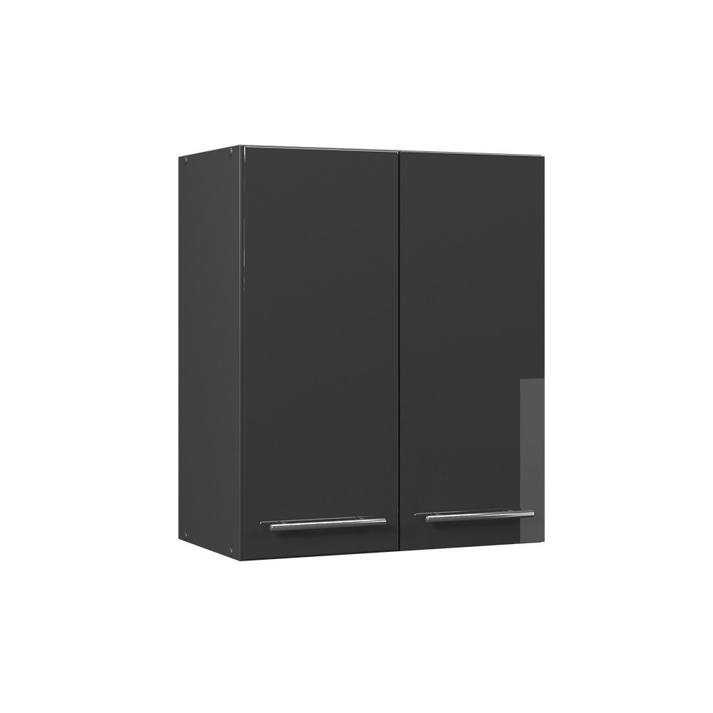 Vicco Hängeschrank Fame-Line, Anthrazit Hochglanz/Anthrazit, 60 cm (1-St)