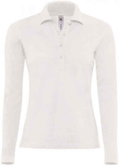 B&C Langarm-Poloshirt Poloshirt Safran Pure Longsleeve / Women