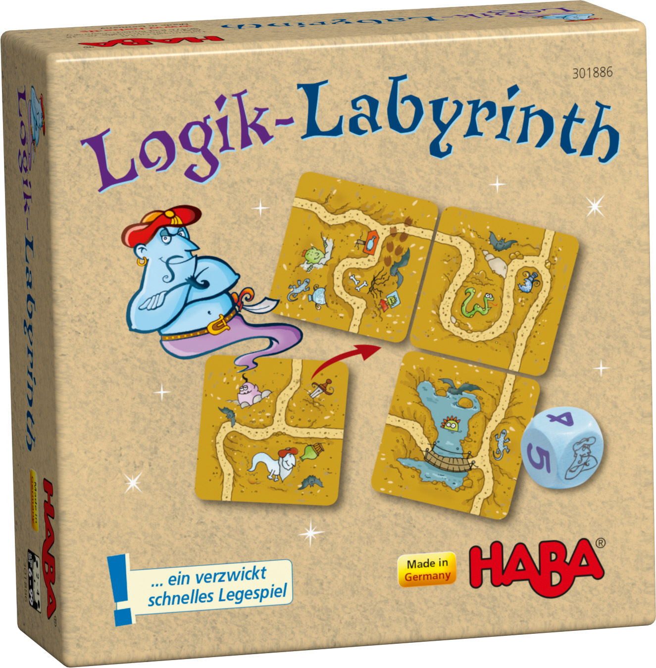 Haba Spiel, Supermini-Mitbringspiel Logikspiel Logik Labyrinth 1301886001