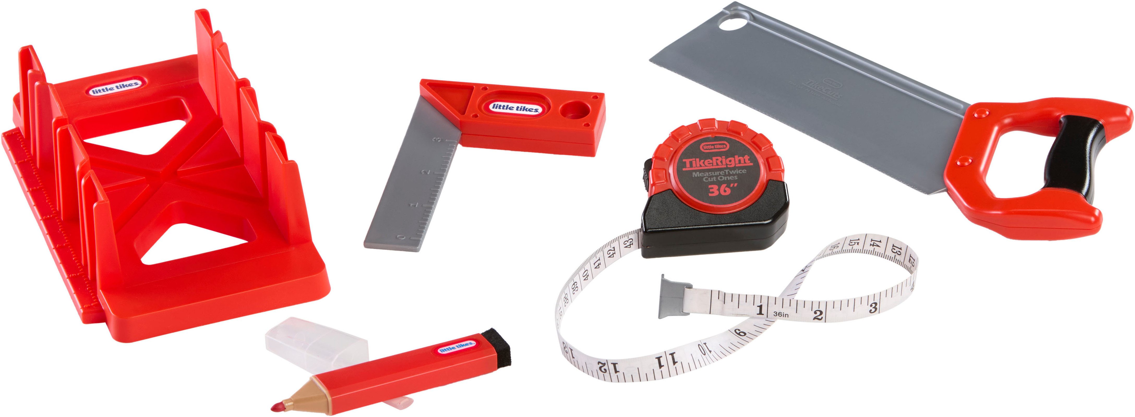 Little Tikes® Kinder-Werkzeug-Set Creative Construction - Mess- und Schneid günstig online kaufen