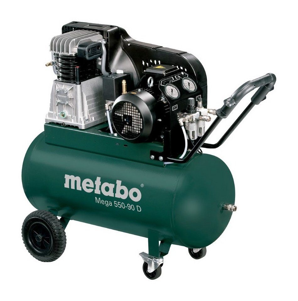 metabo Kompressor Mega 550-90 D, 3000 W, 90 l
