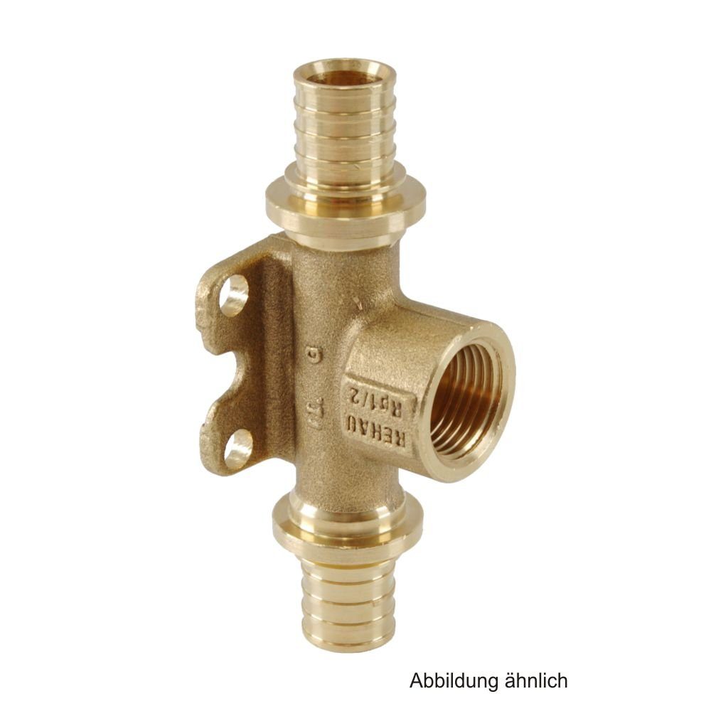 Rehau Wasserrohr Rehau Rautitan RX+ Wand T-Stück, Abg. IG 20-Rp1/2"-20