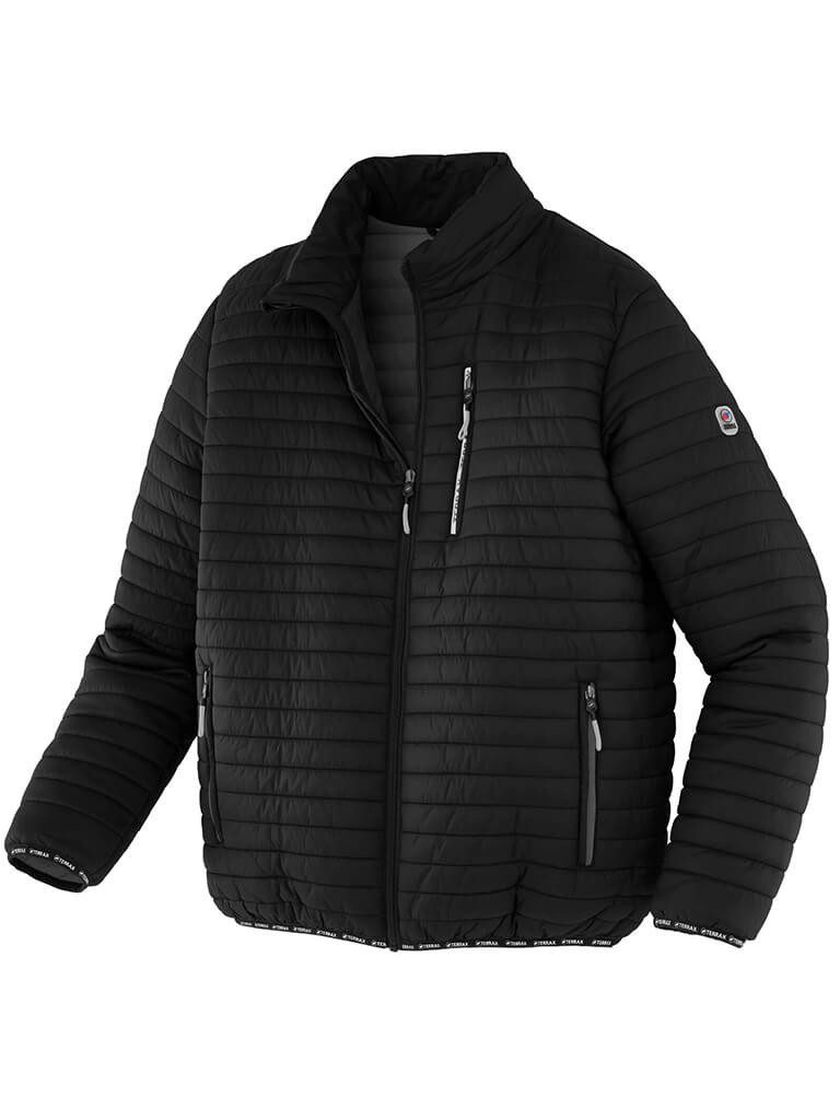 Terrax Workwear Arbeitsjacke Herren Steppjacke mit Stehkragen - Gesteppte Jacke mit Taschen