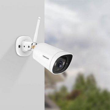 Foscam G4C 2K 4 MP Starlight Dualband WLAN IP Überwachungskamera (Außenbereich, Innenbereich, Personenerkennung und Bewegungserkennung, Nachtsicht bis zu 20 m , Integrierte 2 Scheinwerfer und IR LED, P2P-Funktion, H.265-Videokomprimierung)
