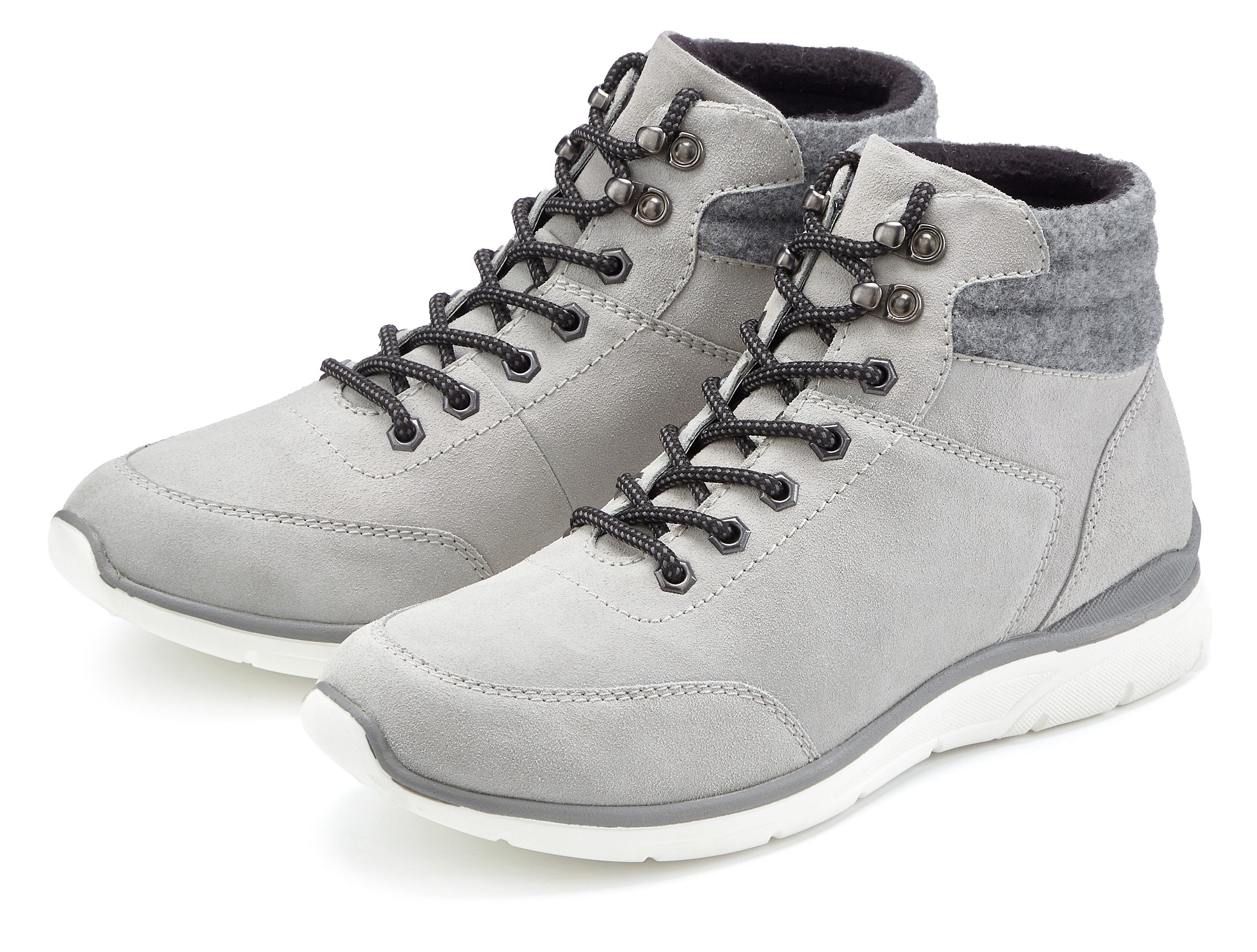 H.I.S Schnürboots, Schnürstiefelette, Sneaker, Freizeitschuh Stiefelette NEU aus hochwertigem Leder