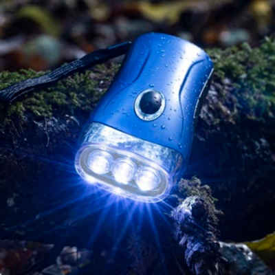 HI LED Taschenlampe LED Taschenlampe mit Kurbel Maße: 14 x 5,3 x 5,0cm (1-St)