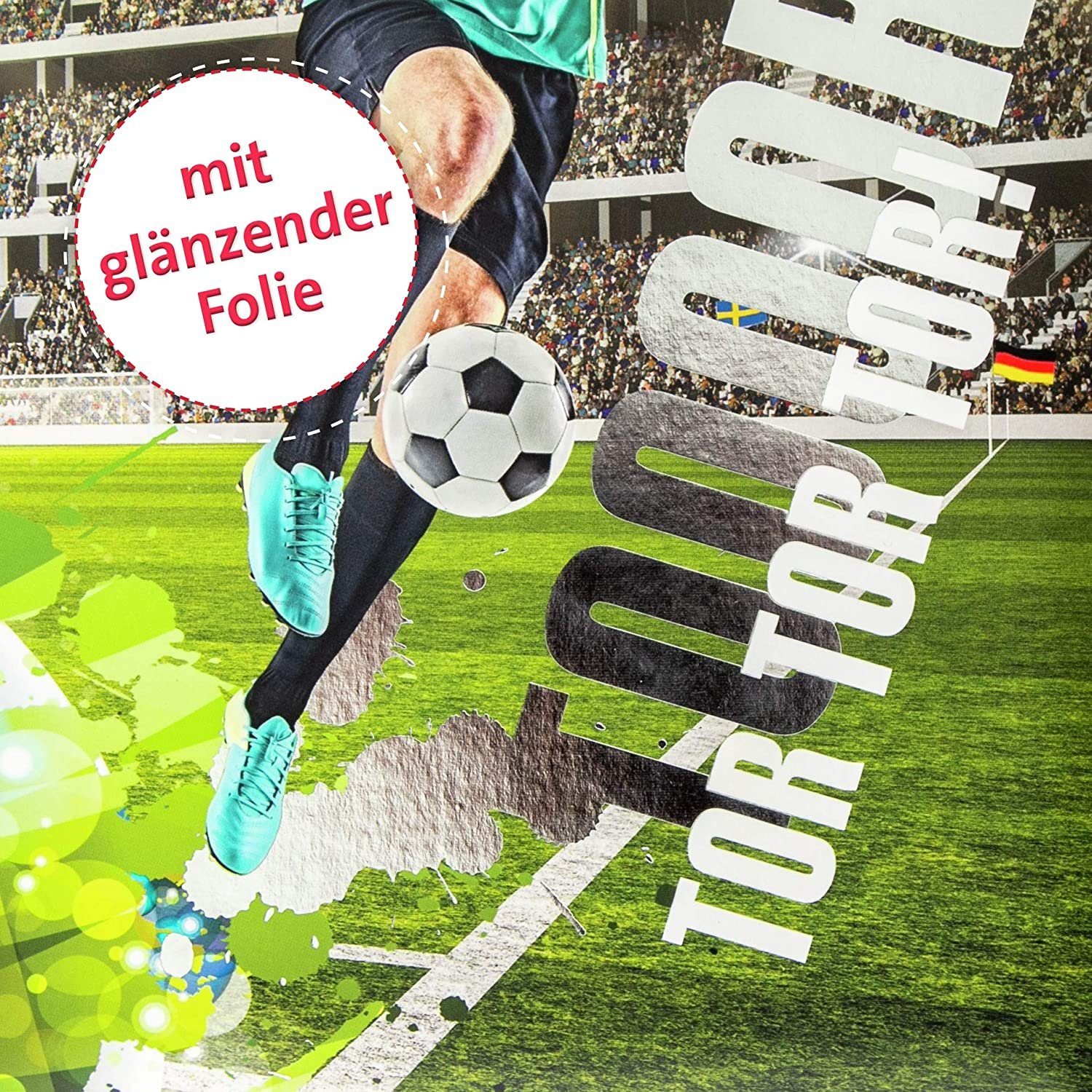Roth Ideen Organisationsmappe ROTH Zeugnismappe "Fußballstar", mit Design und Effekt