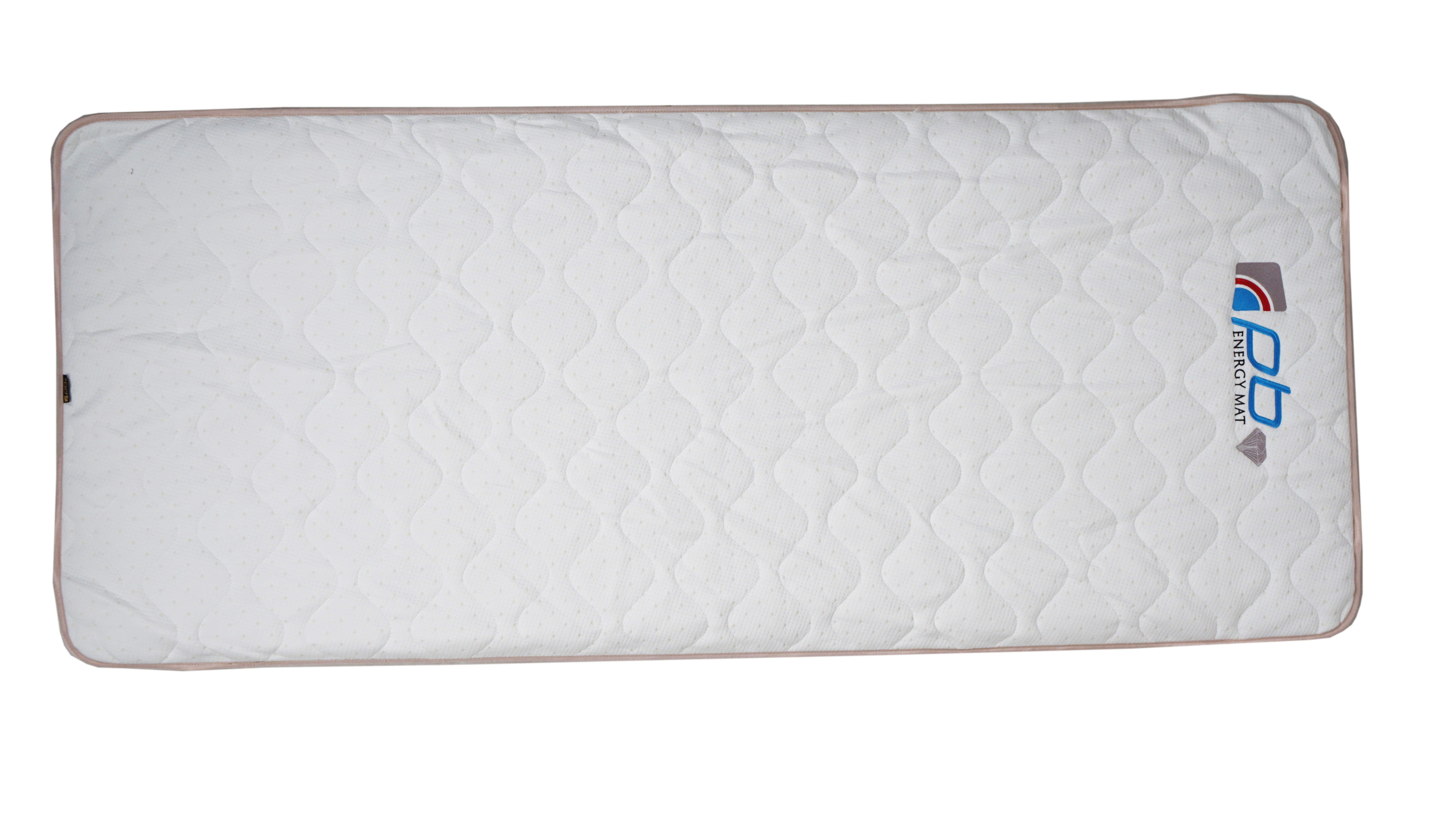 pb Energy Mat Massageliegenbezug hochwertiger maßgefertigter Kristallmatten Baumwollbezug, Baumwolle, Polyester, Gummizug: Elastische Halteriemen garantieren einen passgenauen und festen Sitz, (1 Stück), wasserundurchlässig für Premium und Premium 2 Edelsteinmatten