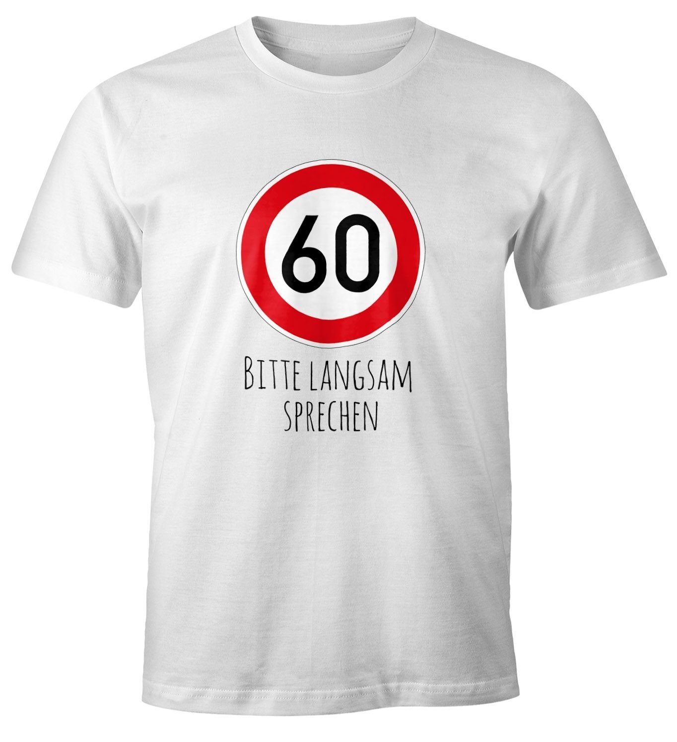 MoonWorks Print-Shirt Herren T-Shirt Geburtstag 60 günstig online kaufen
