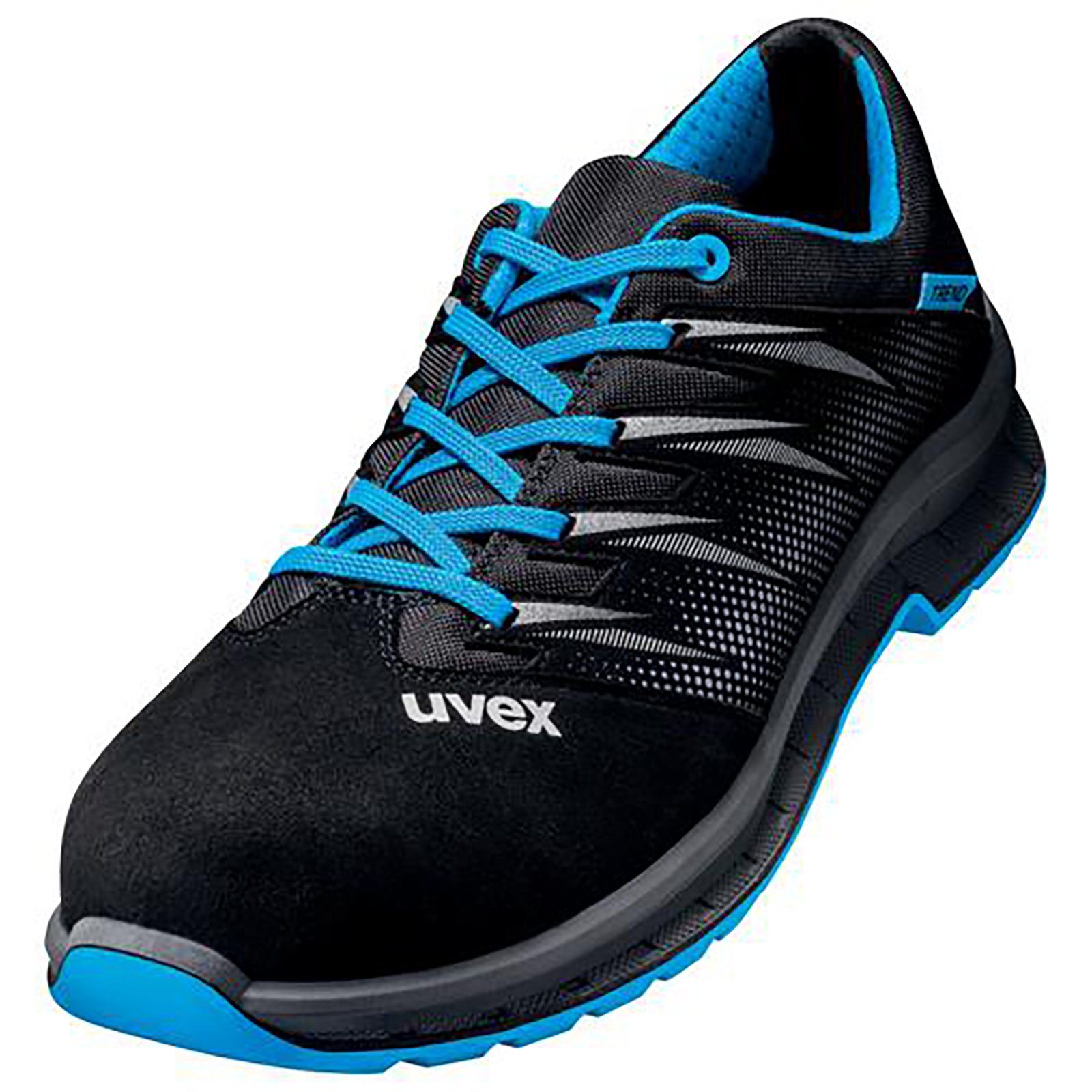 Uvex 2 trend Halbschuhe S2 blau, schwarz Weite 12 Sicherheitsschuh