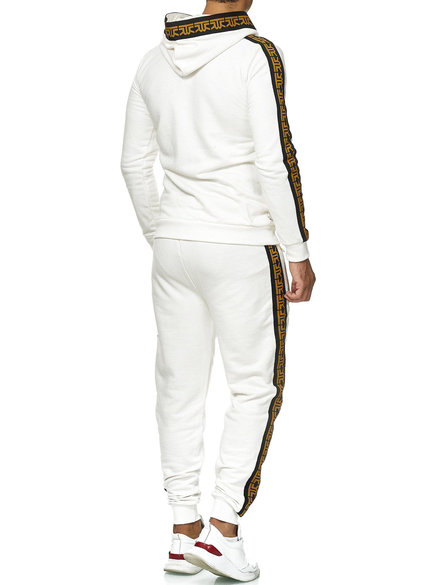 RedBridge Jogginganzug Red Bridge Herren Jogginganzug Sweat Suit Set Jacke Hose (Set, 2-tlg)