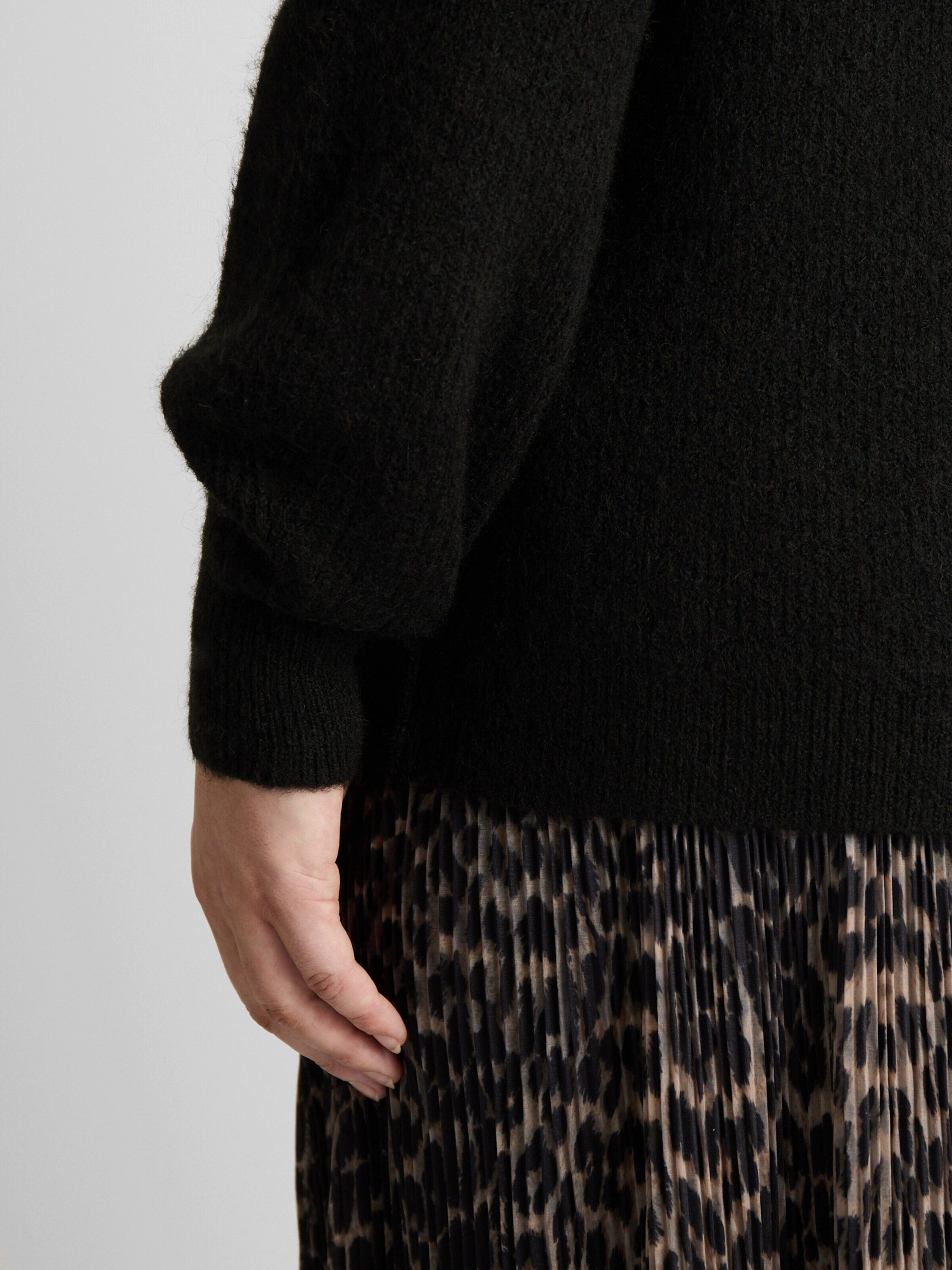 Guido Maria Kretschmer Curvy Strickpullover Ella (1-tlg) Spitze