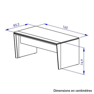 Gami Schreibtisch ARCADE (1-St), Schreibtish B. 165