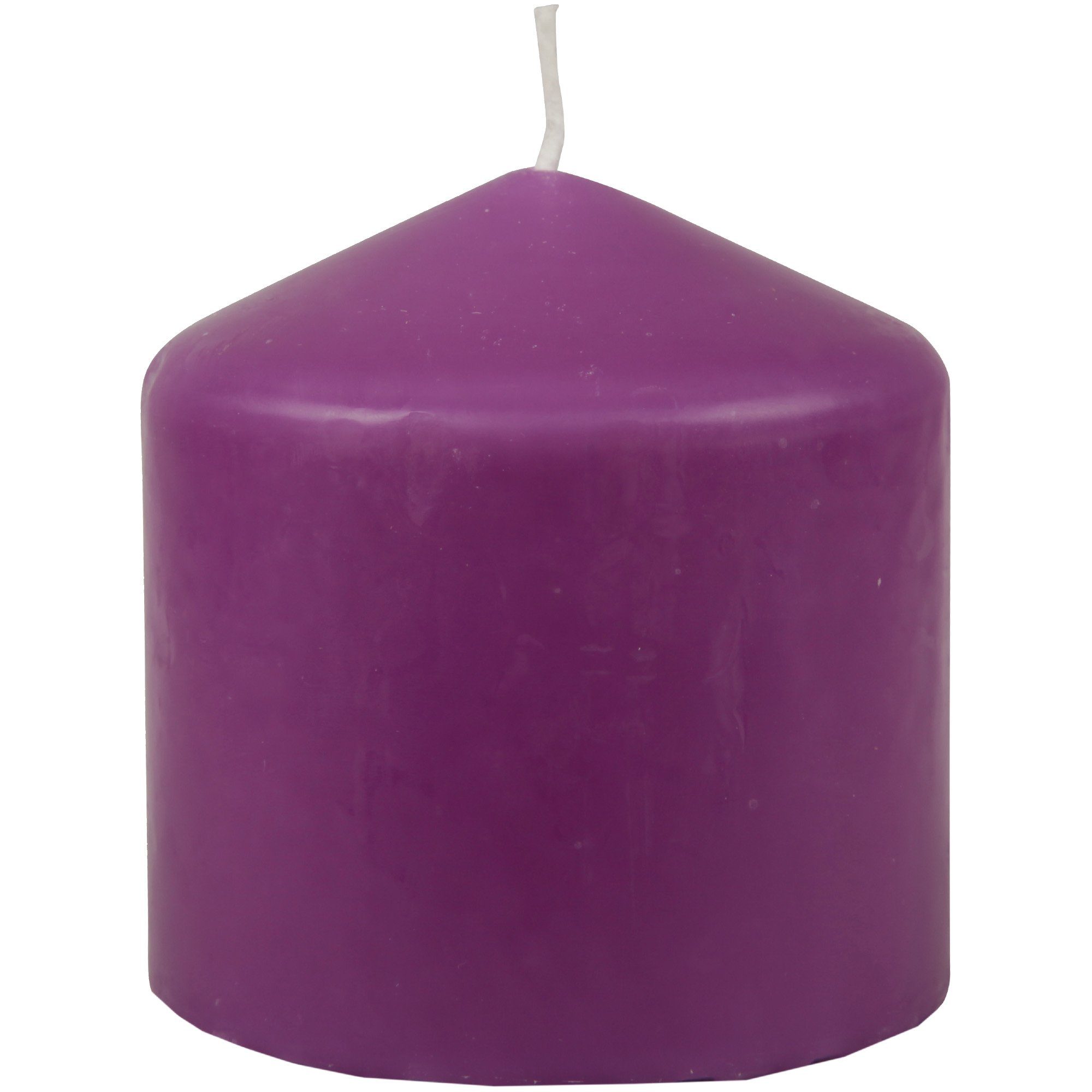 HS Candle Adventskerze Stumpenkerze (1-tlg), Wachskerzen Ø8cm x 8cm Свечи in vielen Цвета(ов)