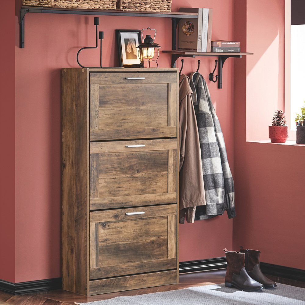 SoBuy Schuhschrank FSR137-L, Schuhkipper Schuhablage Schuhregal Schuhkommod günstig online kaufen