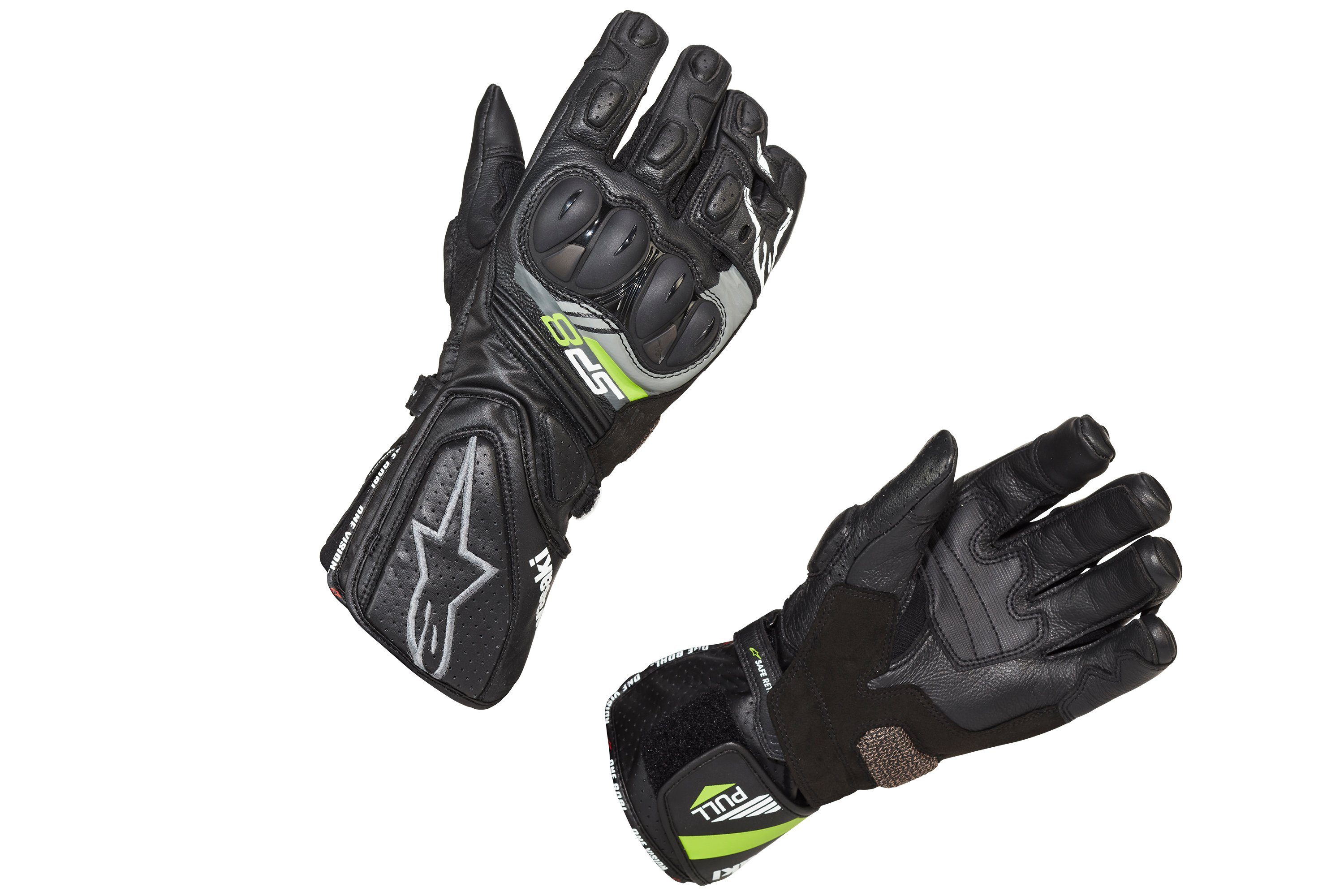 Alpinestars Motorradhandschuhe alpinestars Kawasaki Motorradhandschuhe SP8 LUCCA