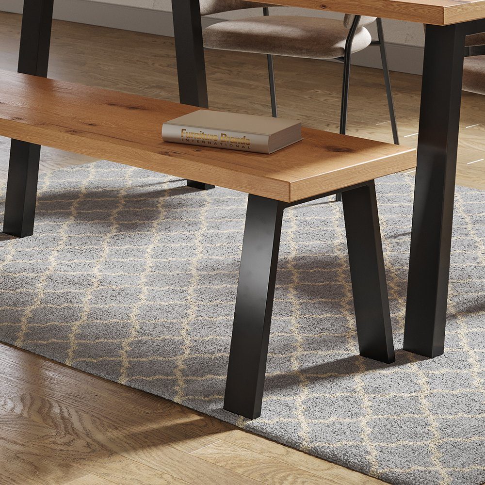 Vicco Tischbein, Schwarz, 45 x 42 cm U-förmig