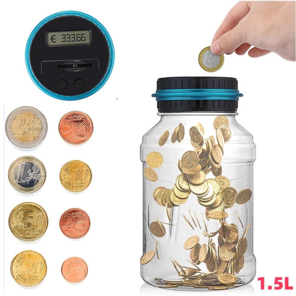 BlingBin Spardose Digitale Euro-Spardose mit LCD-Zähler, günstig online kaufen