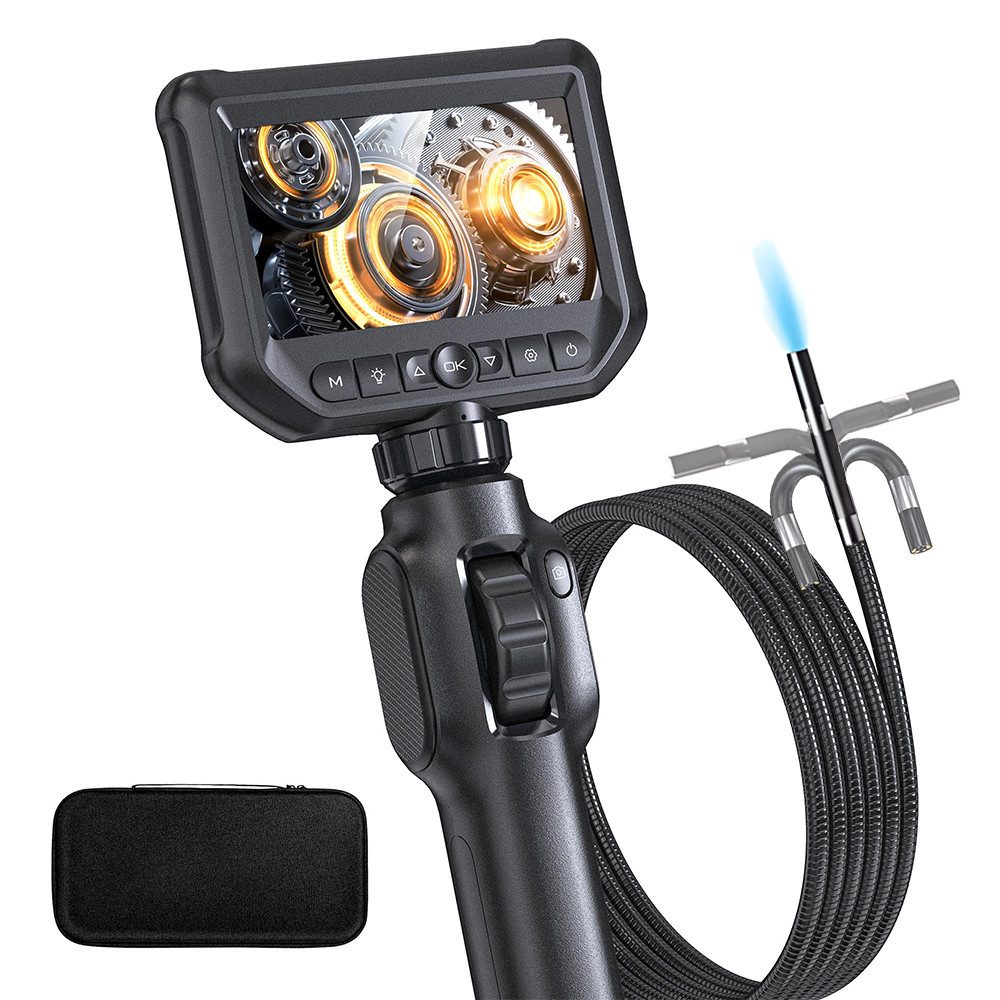 Hikity 4,3" IP67 Wasserdichtes Rohrkamera Endosko 1080 HD Mit Beleuchtung I günstig online kaufen