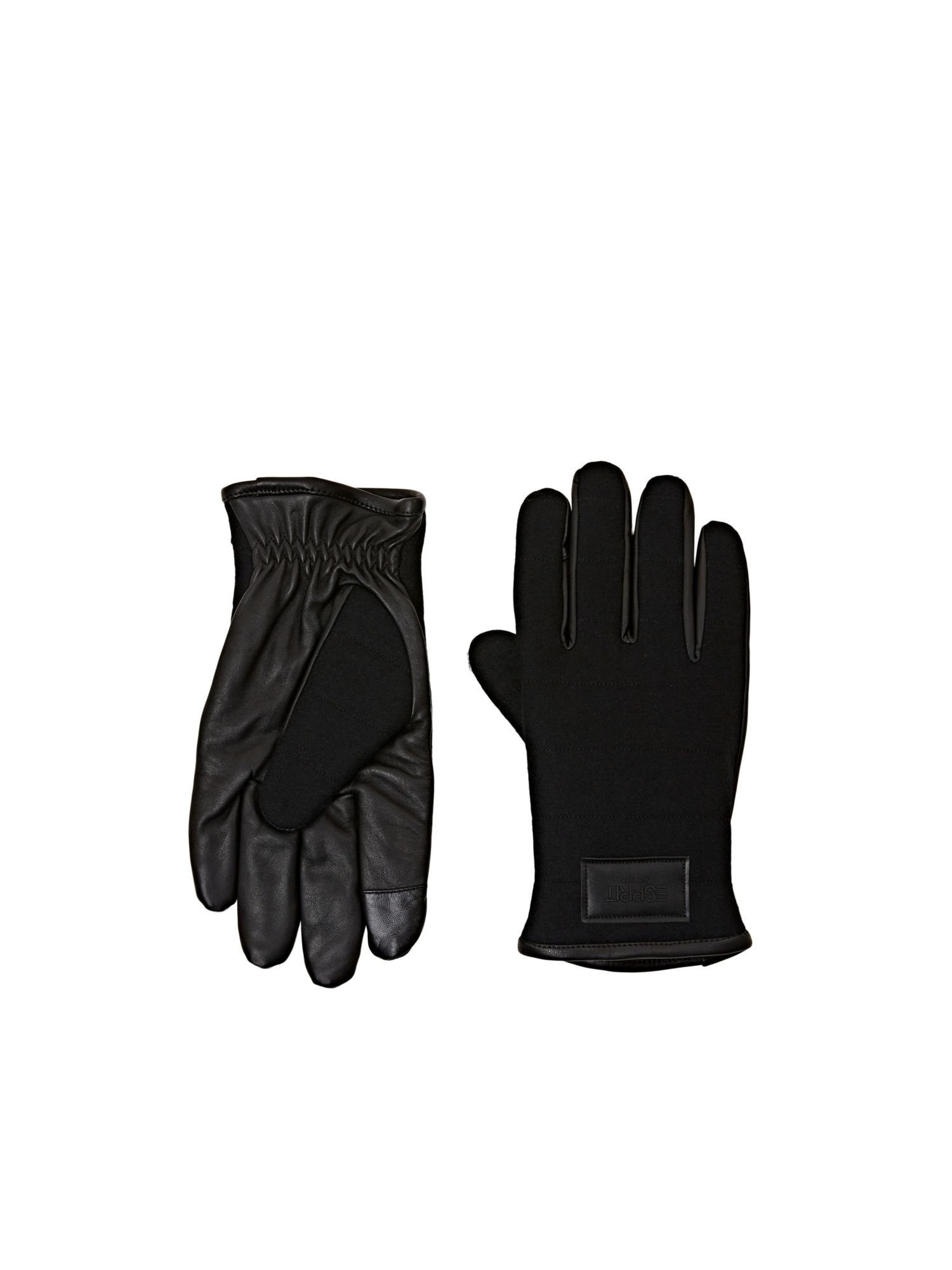 Esprit Lederhandschuhe Handschuhe aus Leder und Wolle