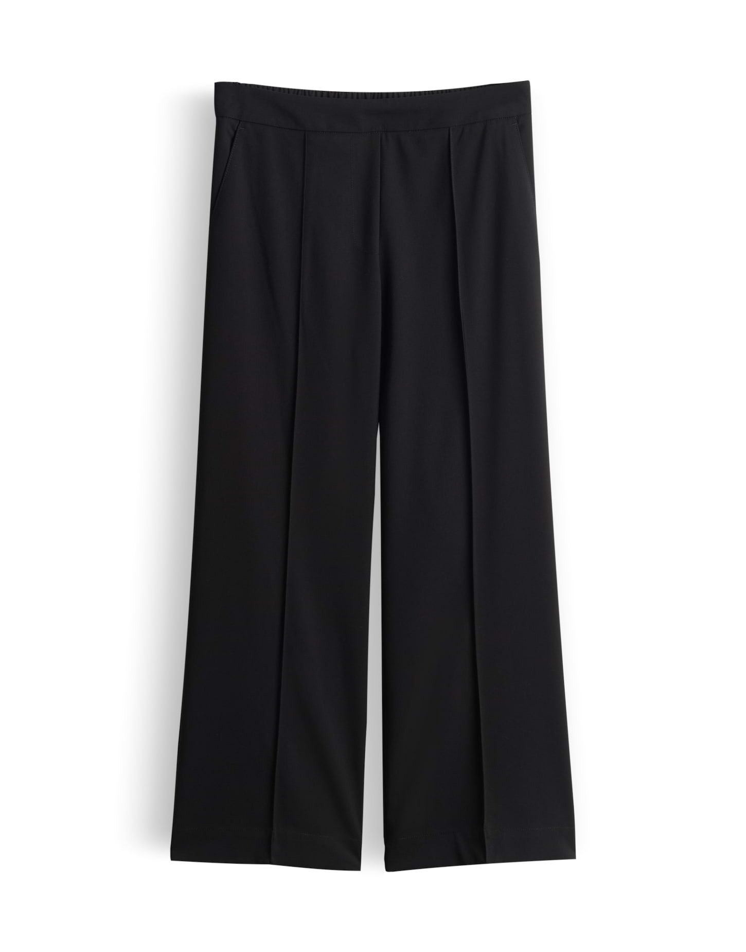 Schlupfhose CHARLIE CROPPED WIDE Leg Pants mit Viskosemix