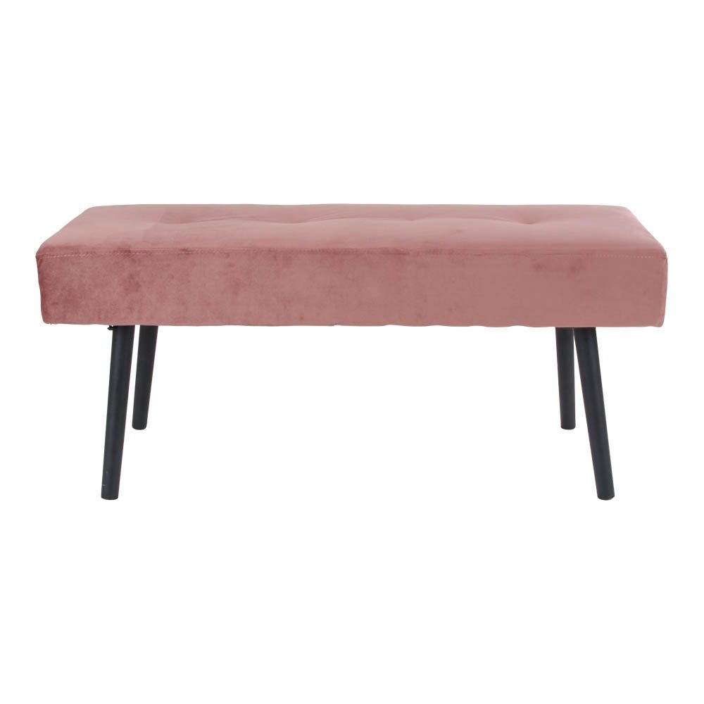 ebuy24 Bank Skube Sitzbank rosa Velour mit schwarzen Beinen. (1-St). Reduzierter Preis € 104,95. Unverbindliche Preisempfehlung € 139,95