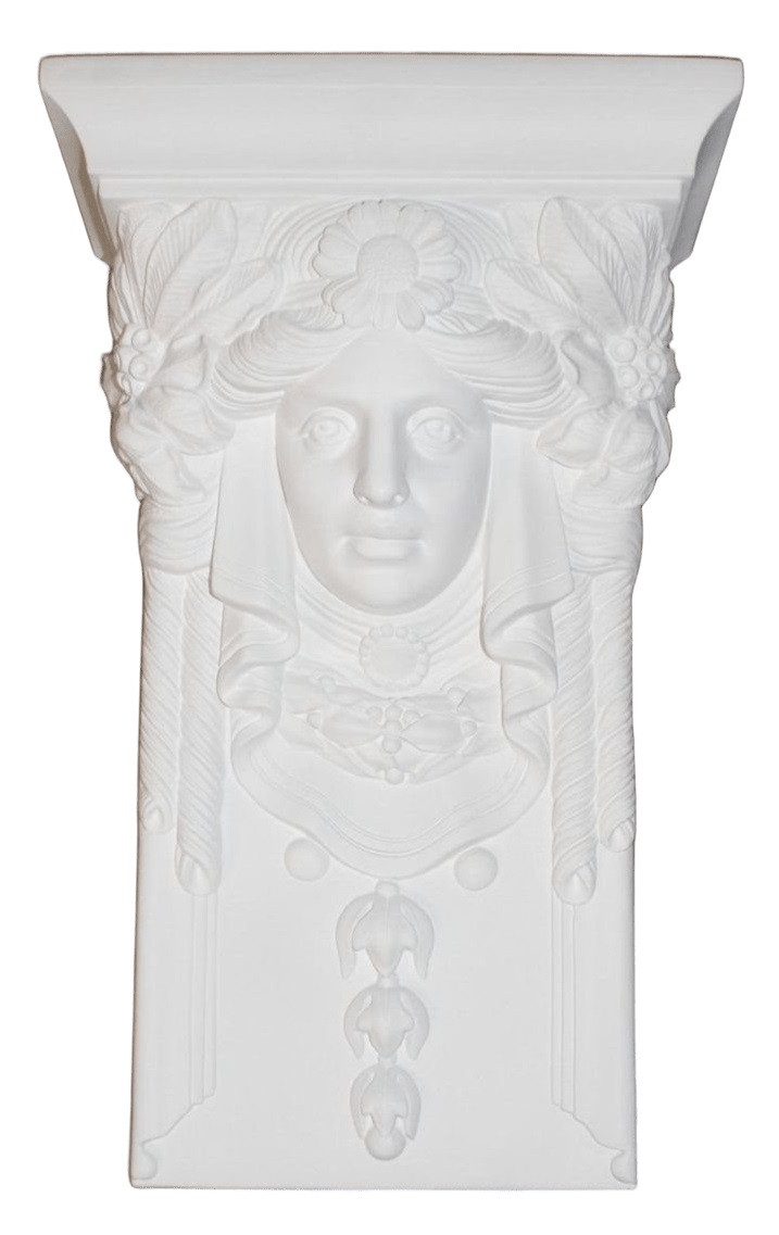 Wanddekoobjekt Wand Dekoration Barock Antik Stil Statue Bild Relief 34x50 Sofort