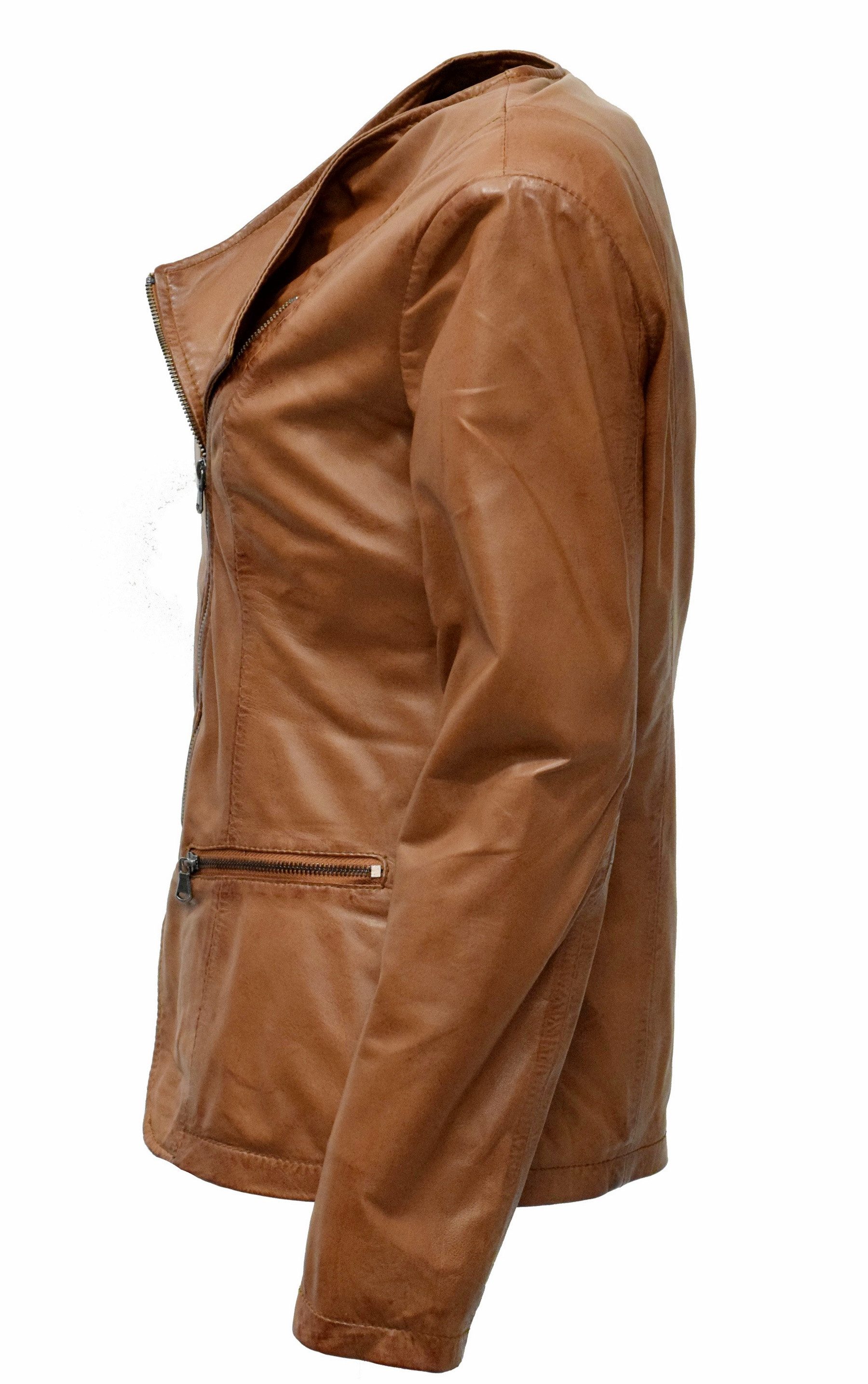 Zimmert Leather Lederjacke Milla weiches Velourleder, günstig online kaufen