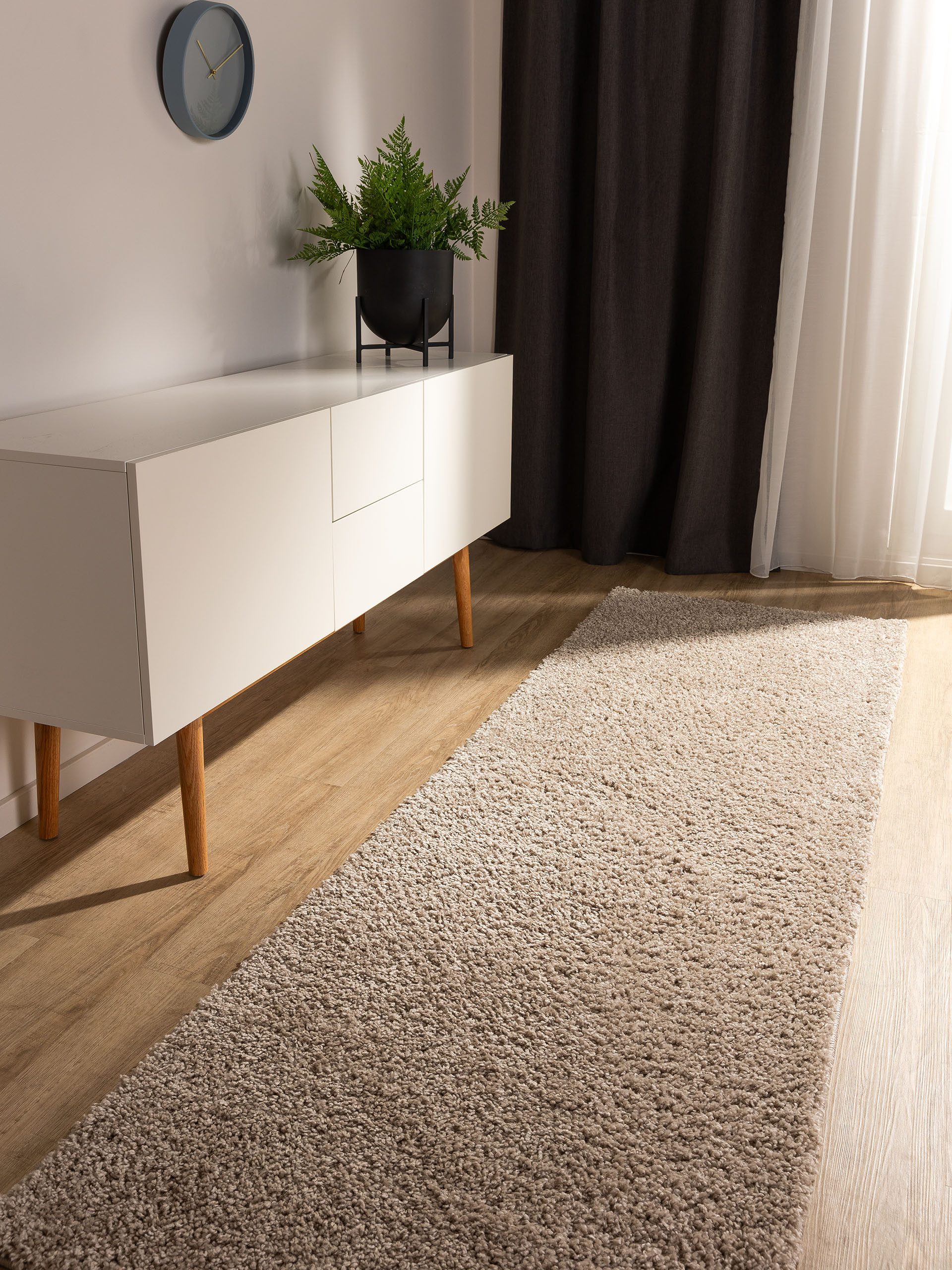 benuta Hochflor-Teppich Soho, rechteckig, Höhe: 31 mm, Teppich Wohnzimmer, günstig online kaufen