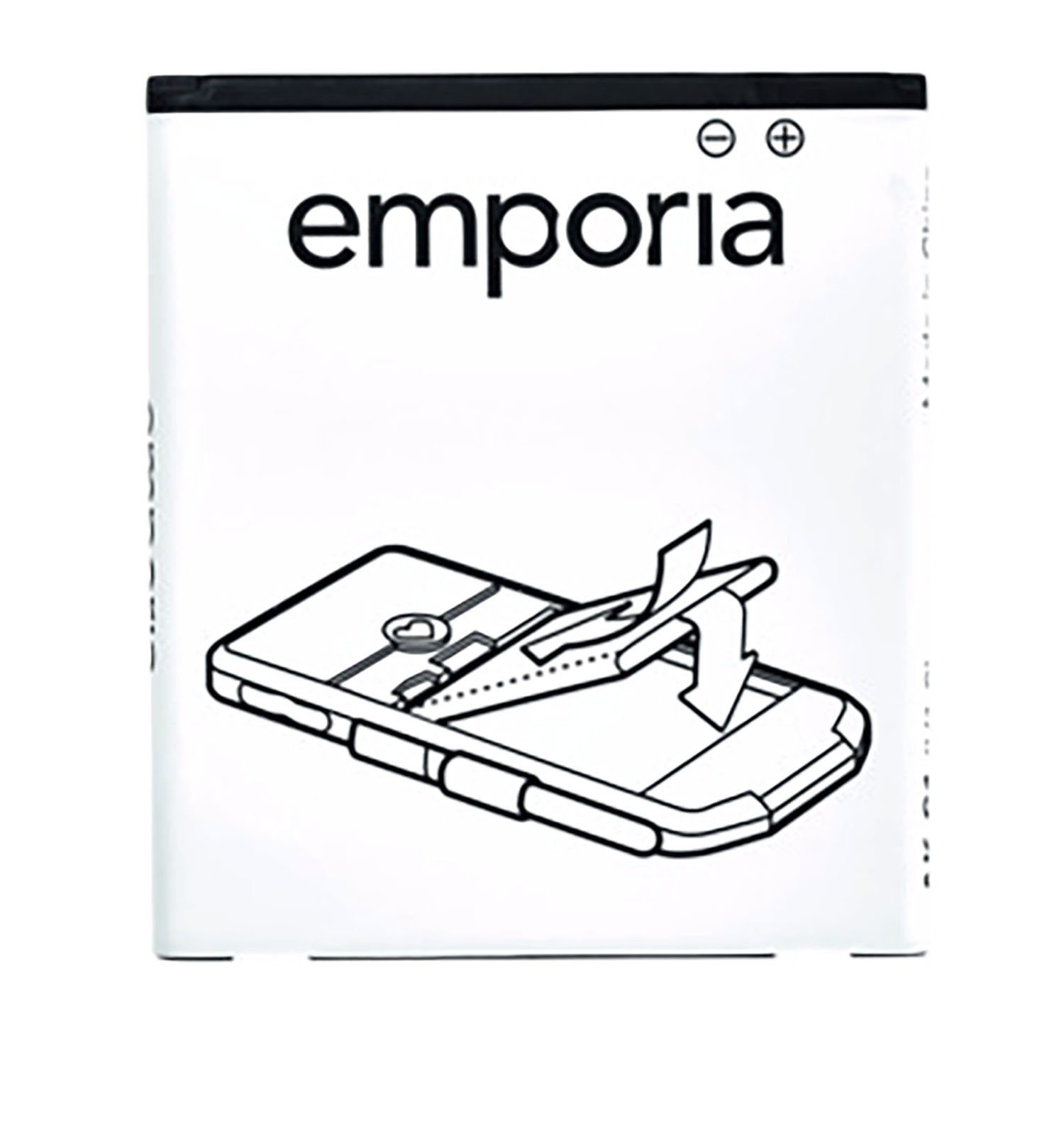 Emporia Original Akku für Emporia Smart.3 Akkupacks Akku 2500 mAh
