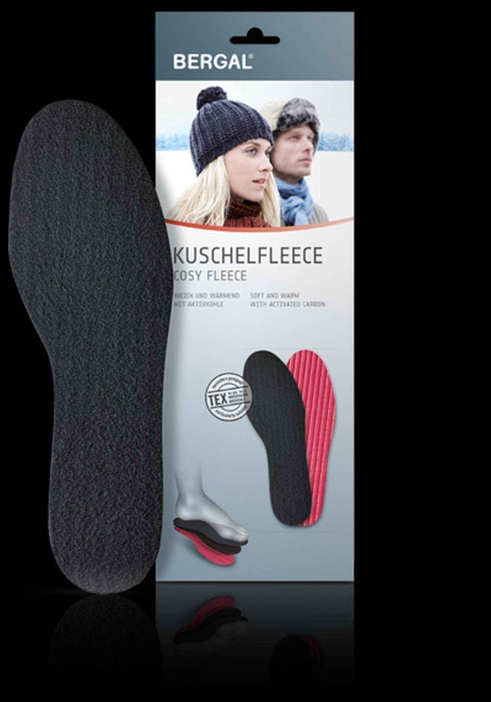 Thermosohlen Kuschelfleece - die weiche und warme Einlegesohle