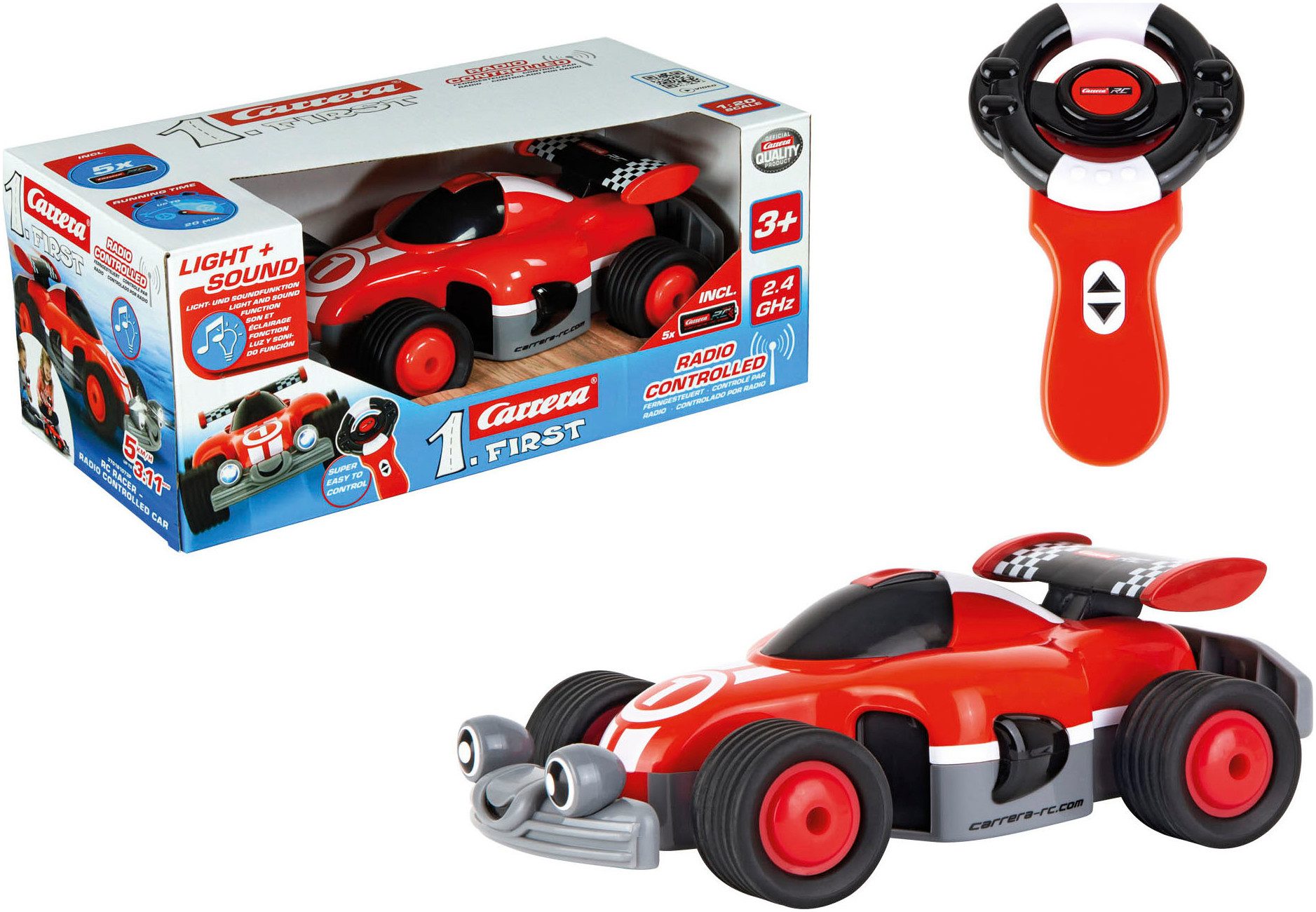 Carrera® RC-Auto Carrera® First, First RC Racer, 2,4 GHz, mit Licht- und So günstig online kaufen