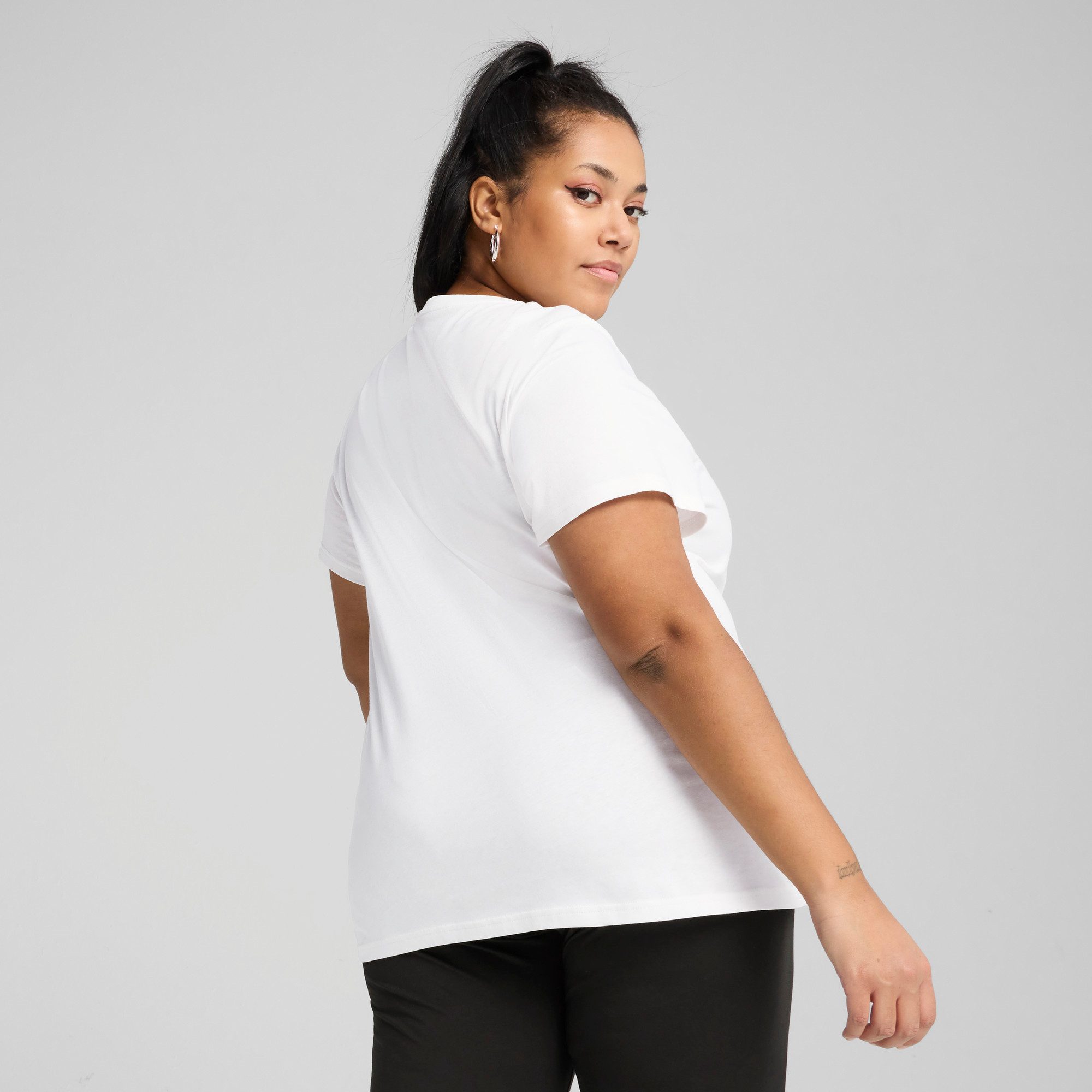 PUMA T-Shirt ESS NO 1 LOGO TEE reguläre Passform, Kurzarm, für sportlichen Look im Alltag
