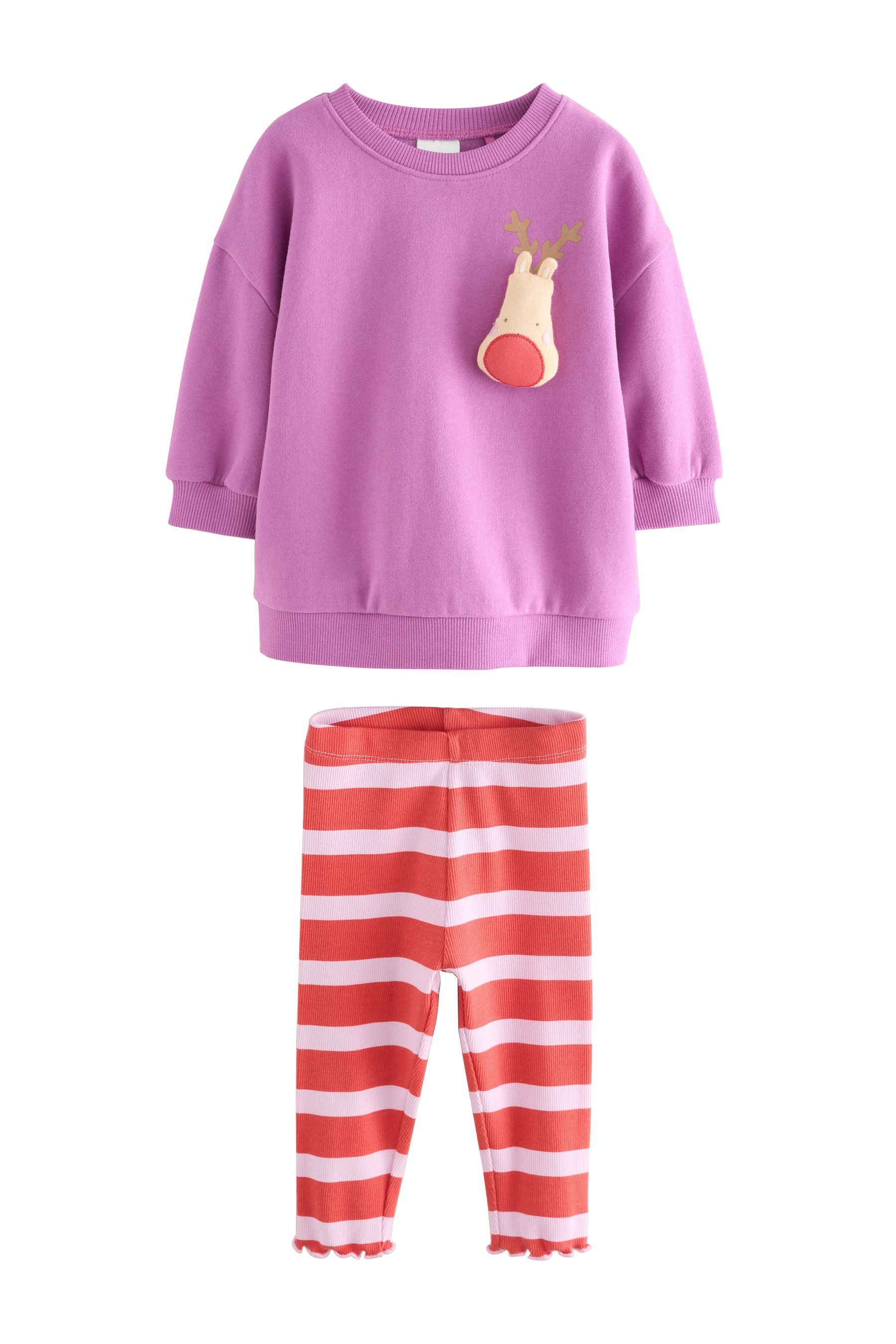 Next Top & Leggings Sweatshirts und Leggings im Set (2-tlg)