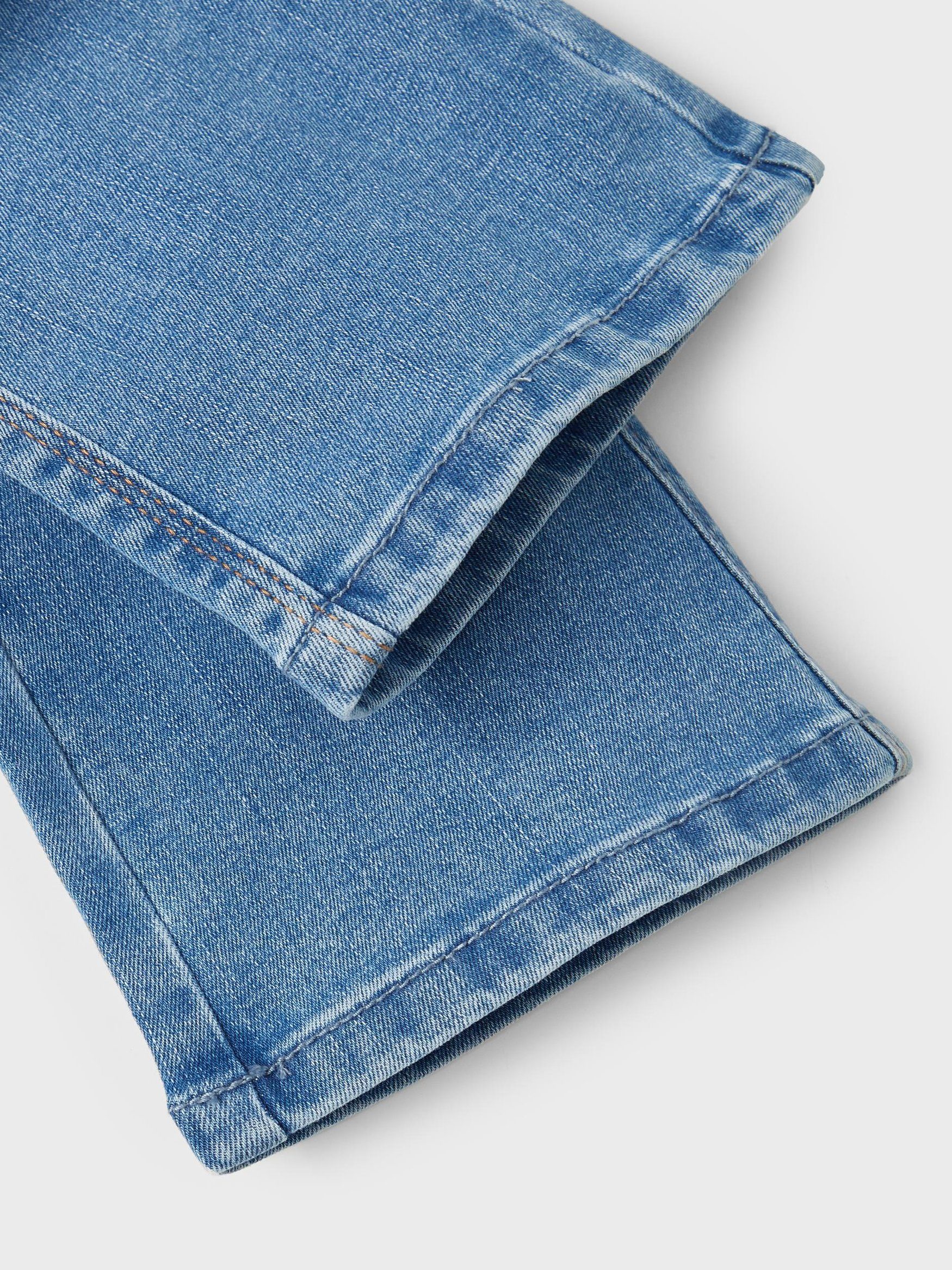 5535 Jeans Denim Hose Mädchen in Regular-fit-Jeans Name It NKFPOLLY Leg Straight Blau