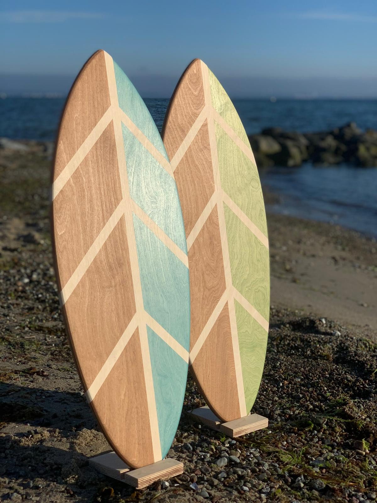 woodybalance Balanceboard woodybalance Board LEAF inkl. Ständer, Balance Board
