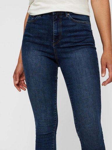 High-waist-Jeans denim blue medium VMSOPHIA Moda Vero