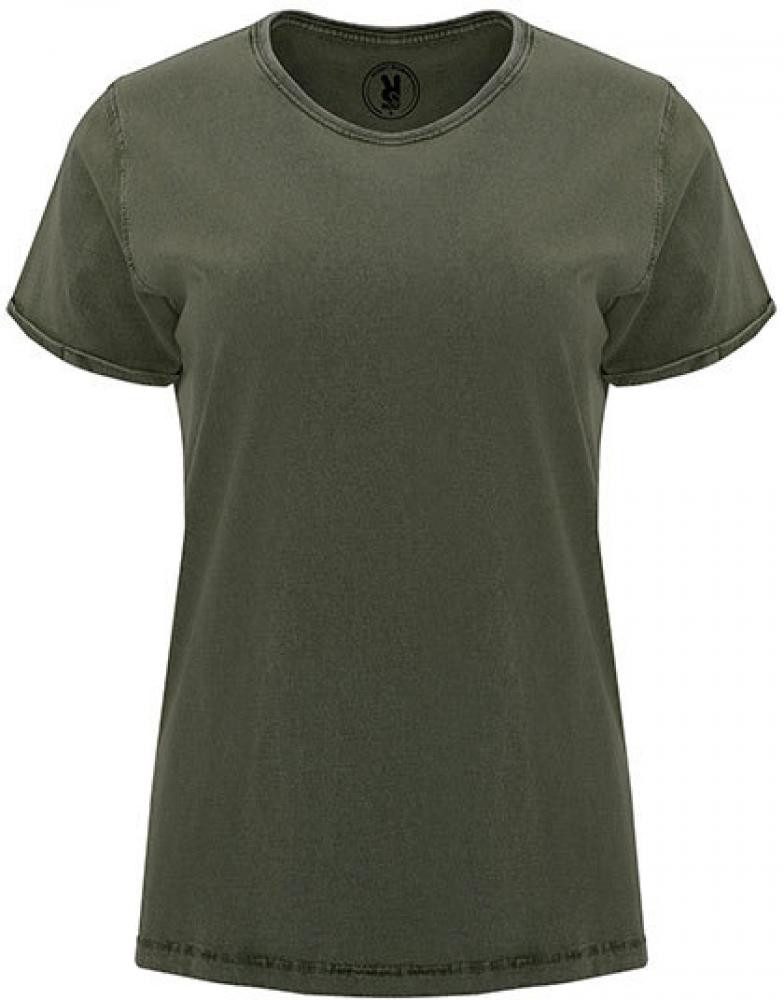 Roly Rundhalsshirt Damen Shirt Husky Woman T-Shirt, 100% gekämmte Baumwolle