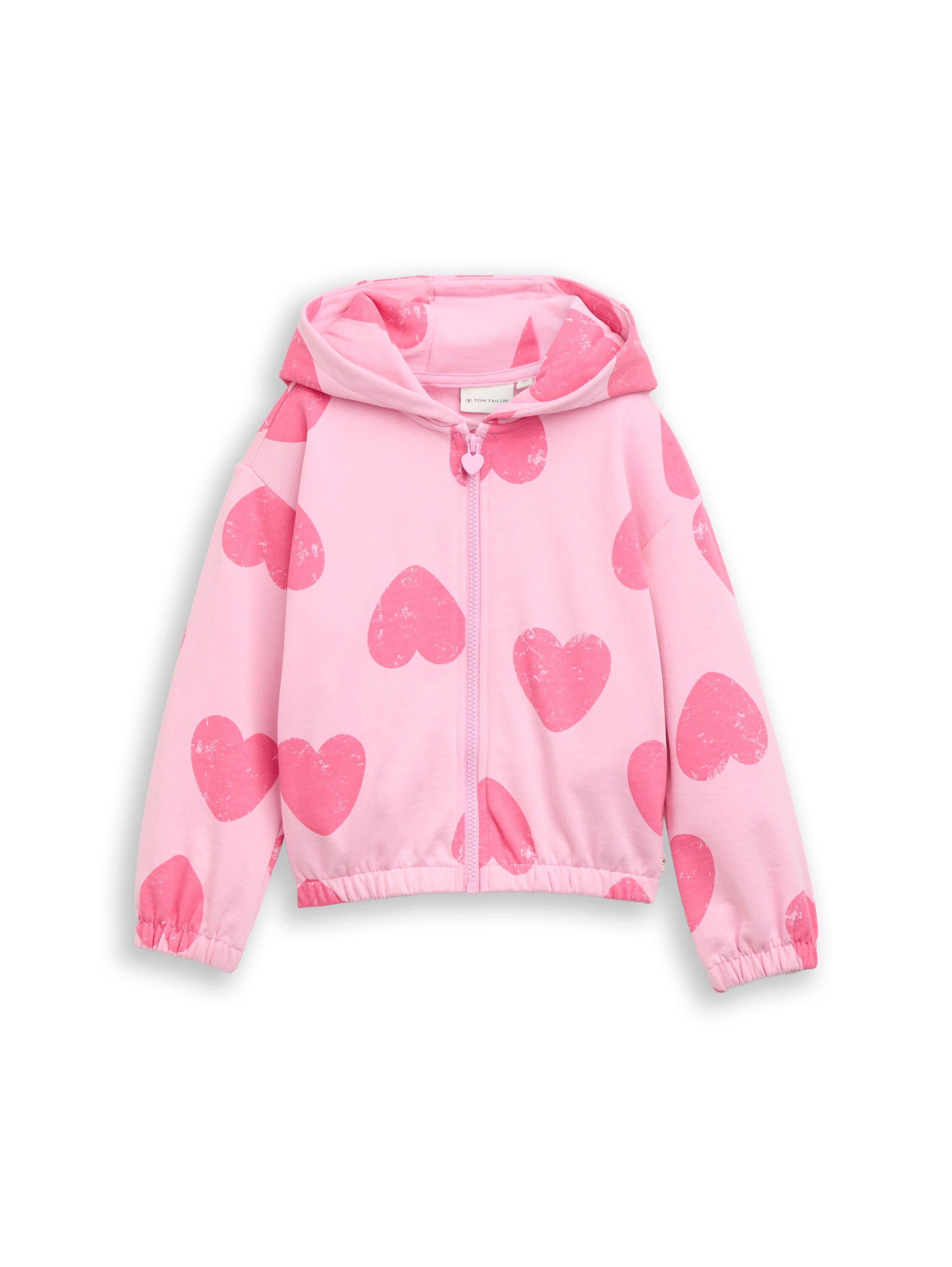 TOM TAILOR Sweatjacke mit All-Over Print