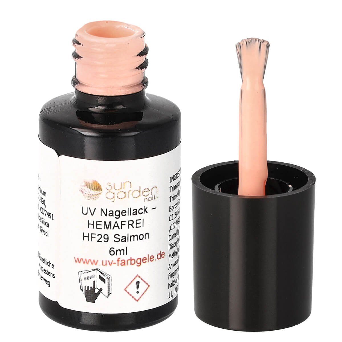 Sun Garden Nails – - HF29 Salmon 6ml HEMAFREI UV Nagellack Nagellack