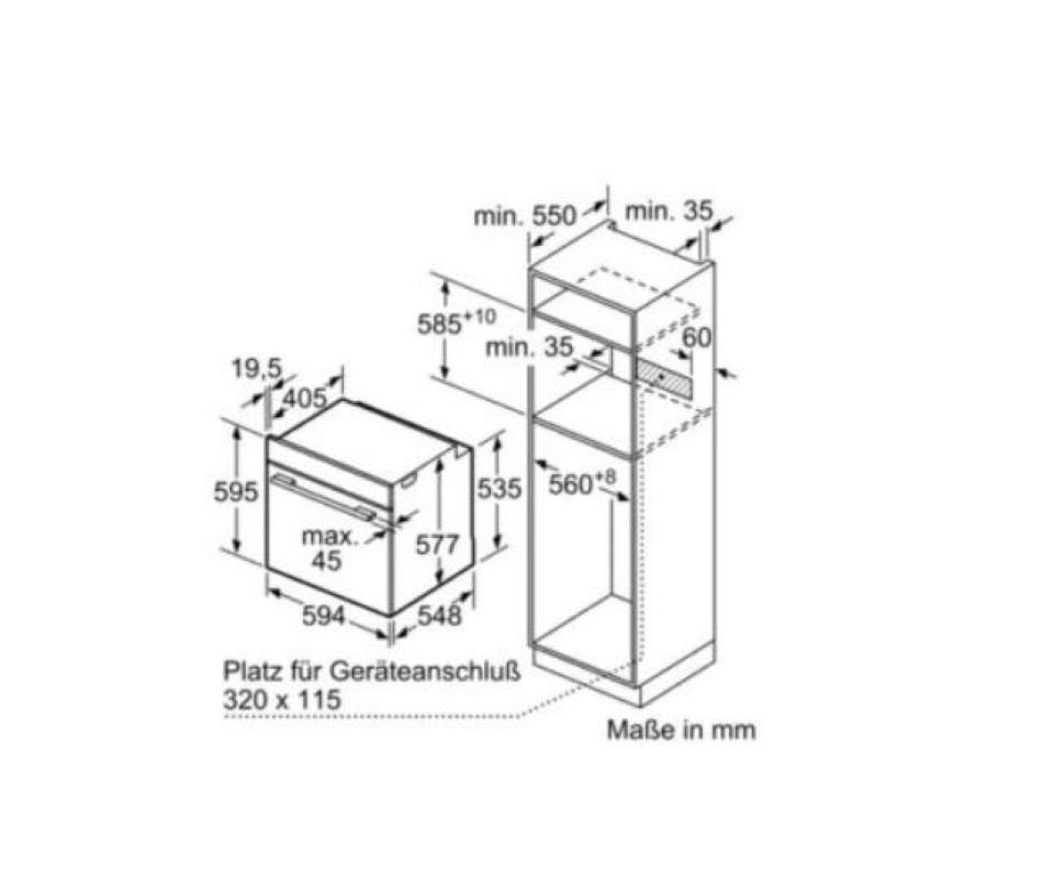 SIEMENS Dampfbackofen iQ700 HS736G1B1,iQ700 Einbau-Dampfbackofen Schwarz, Edelstahl, EEK: A+, mit Teleskopauszug nachrüstbar, HS736G1B1,iQ700 Einbau-Dampfbackofen Schwarz, Edelstahl, EEK: A+
