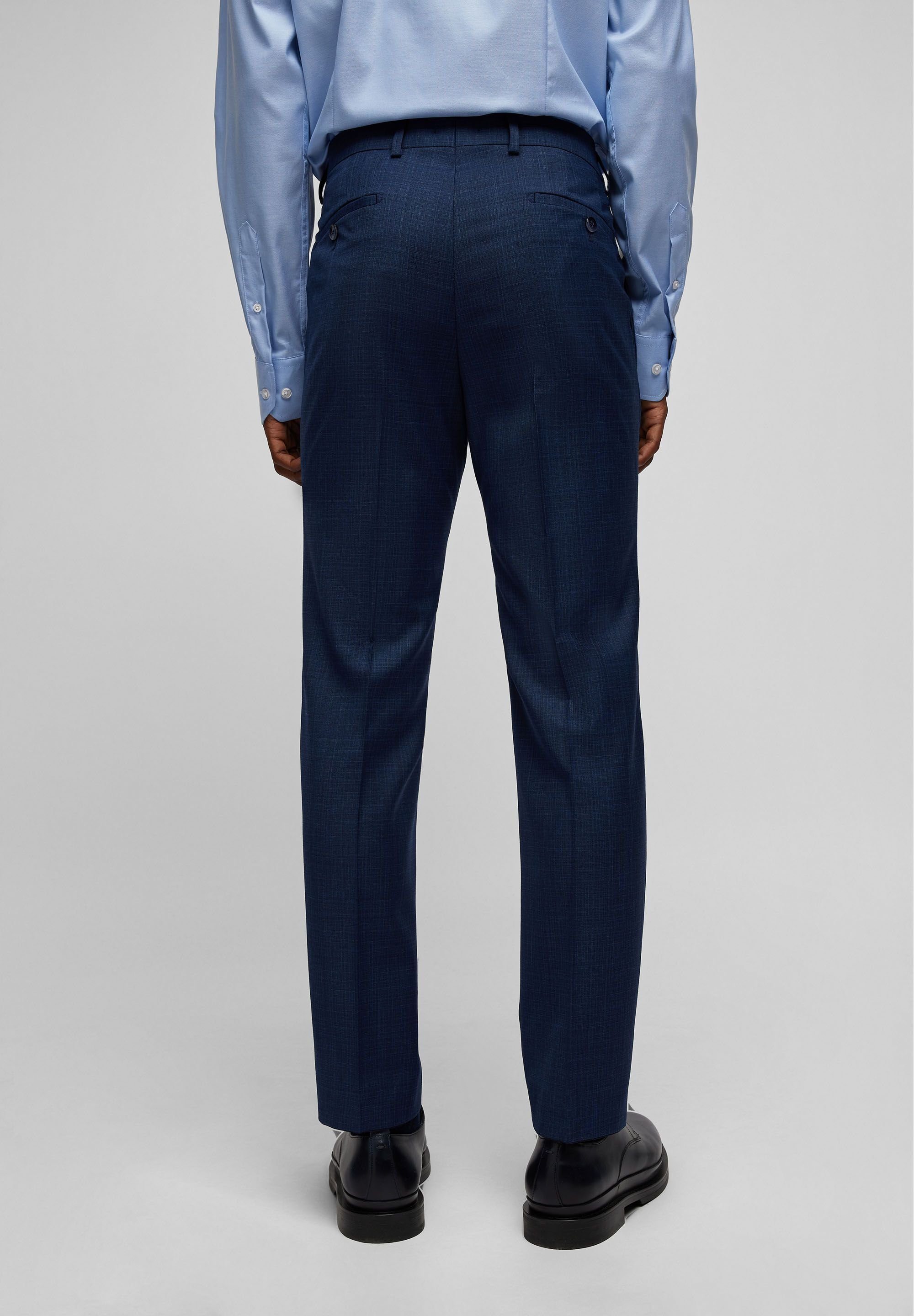 HECHTER PARIS Anzughose (1-tlg) ohne Bundfalte