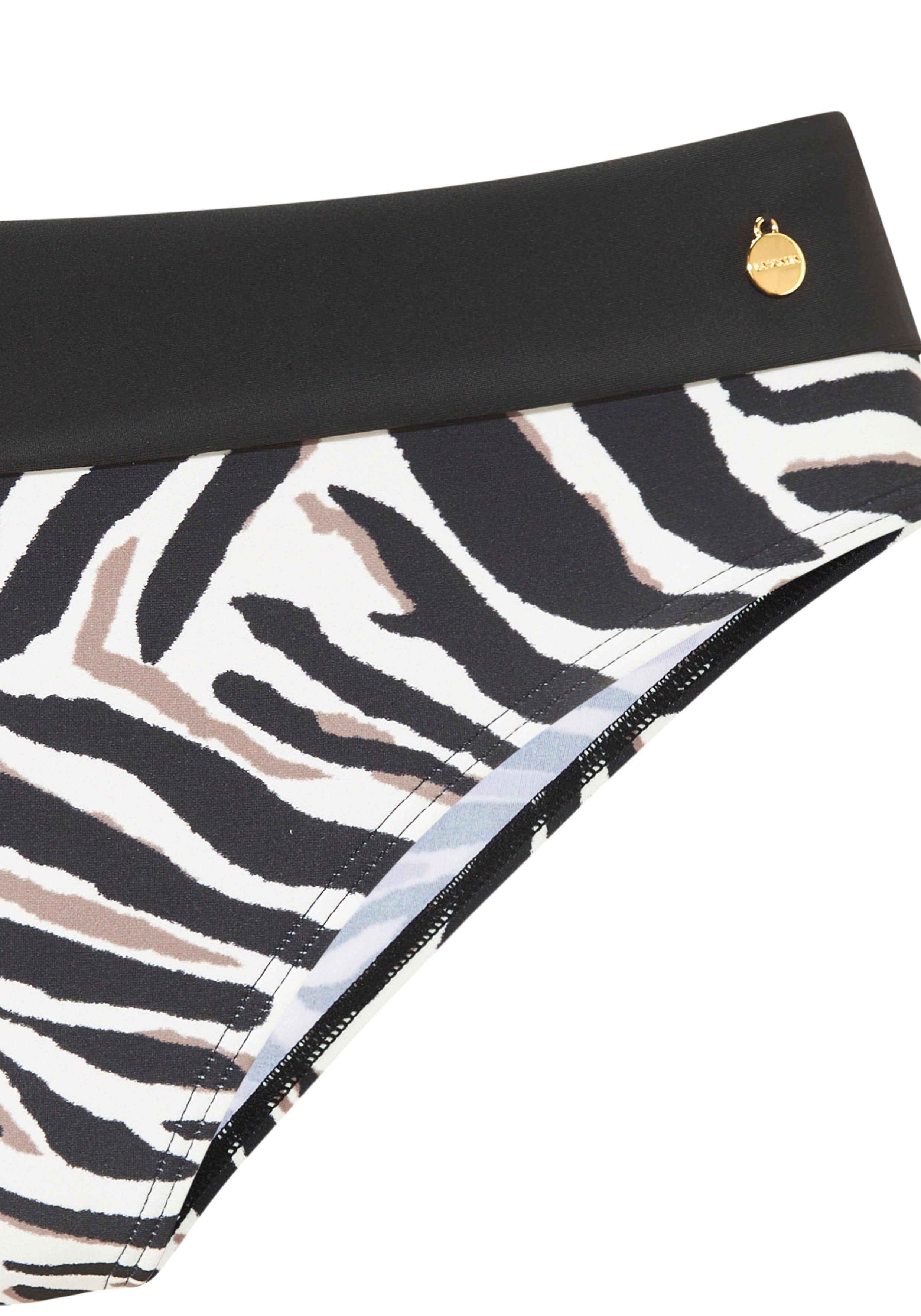 LASCANA Bikini-Hose Debbie mit abstraktem Animal-Print
